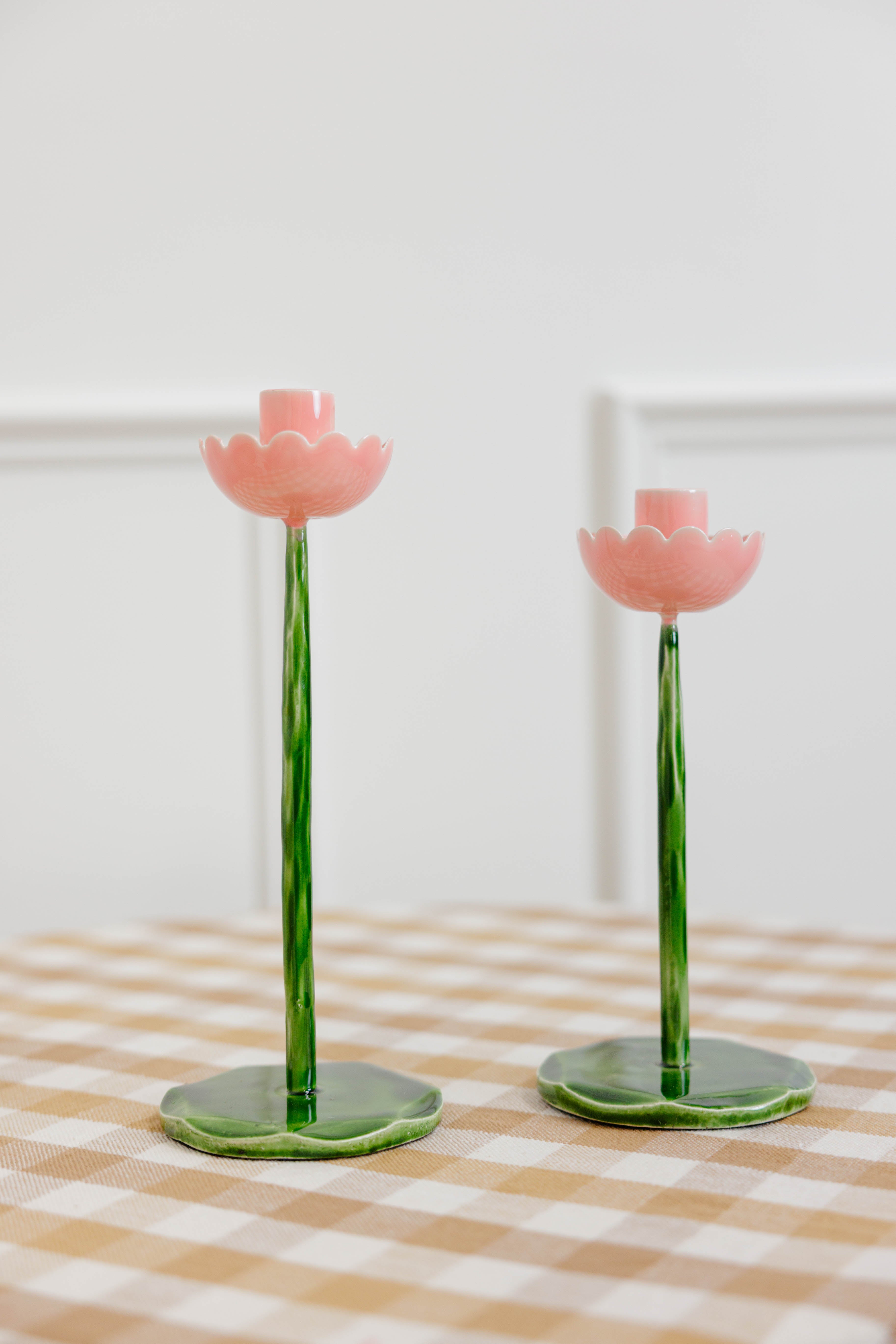 Iron Flower Taper Holder