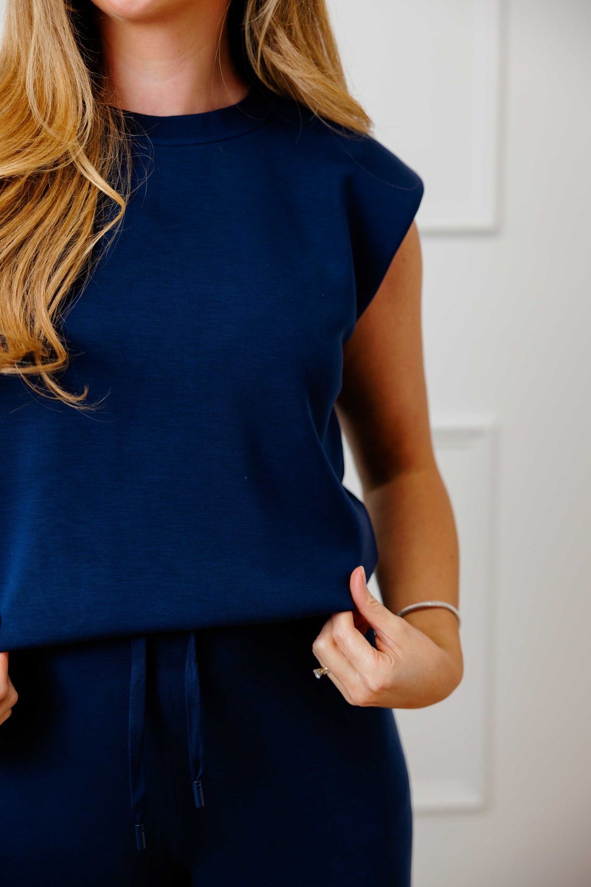 Navy Modal Pant Set