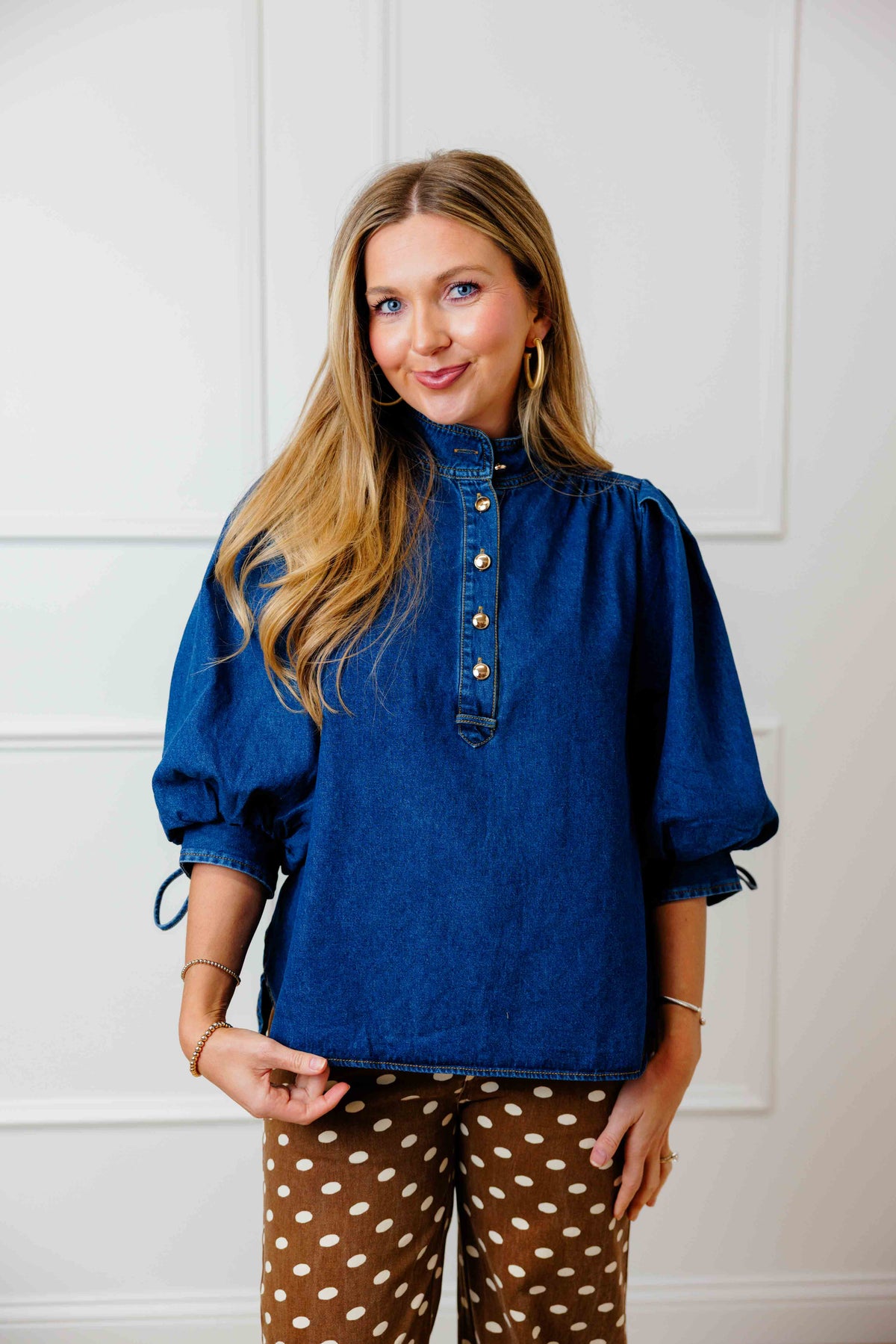 Hadley Denim Blouse
