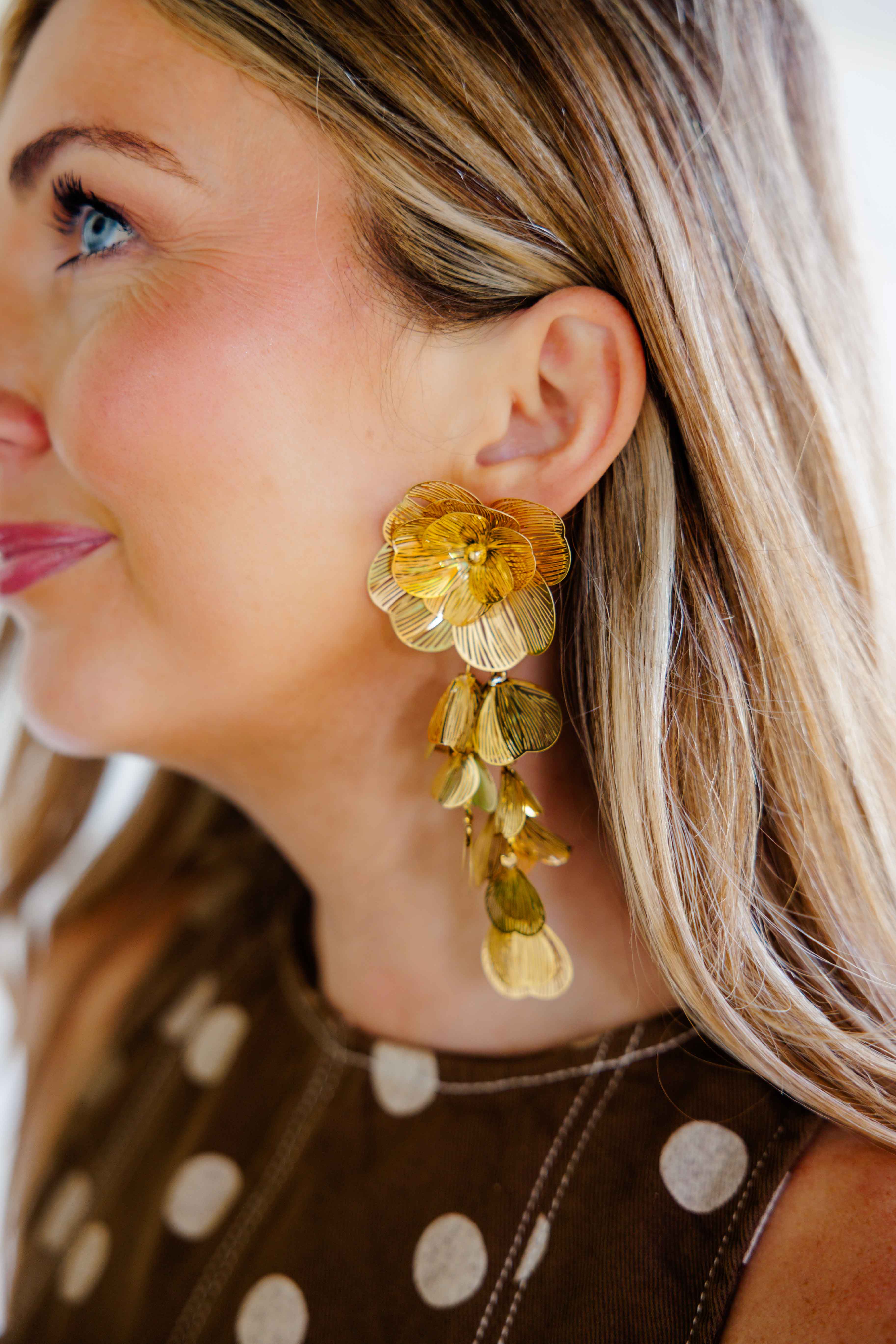 Golden Garden Earrings