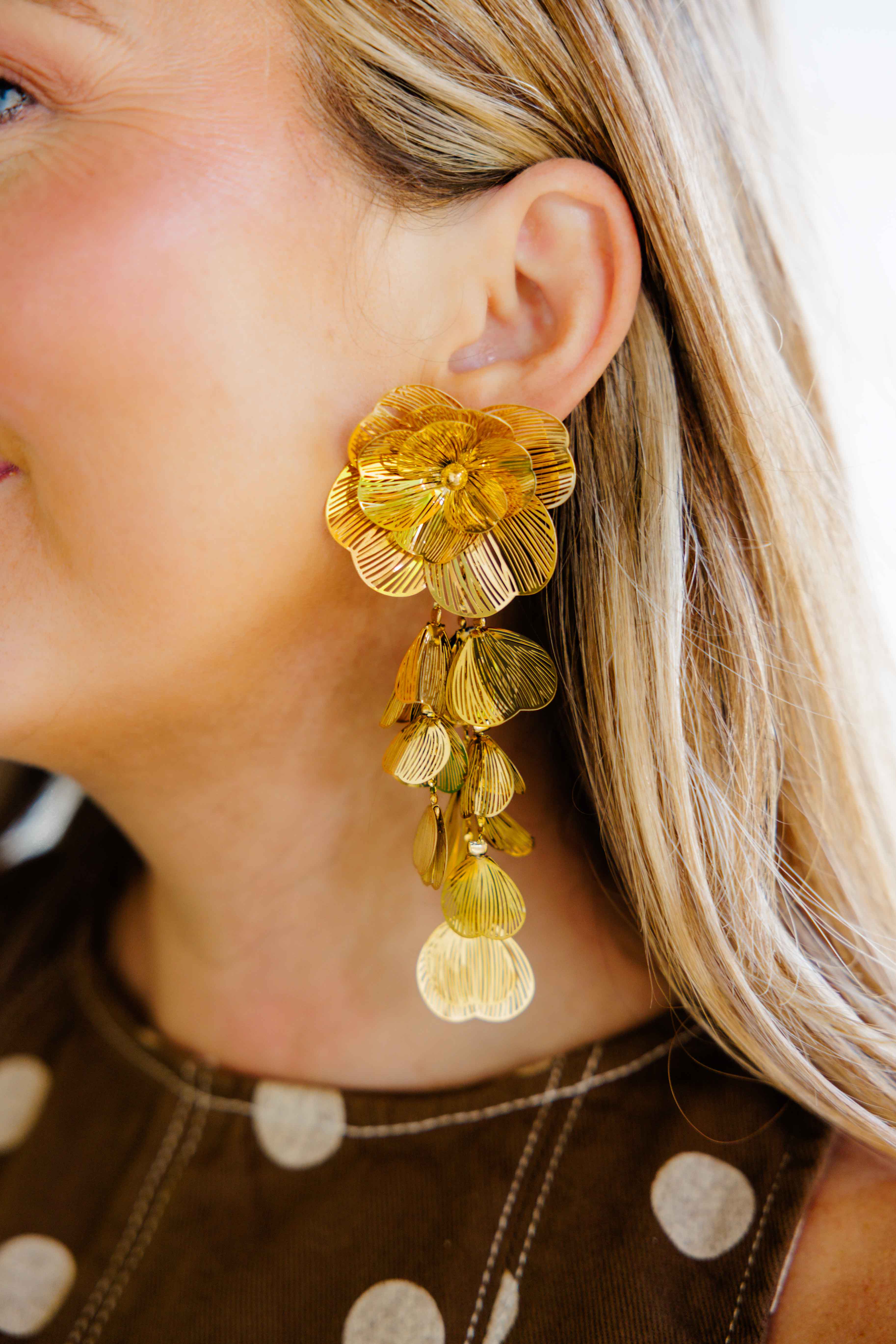 Golden Garden Earrings