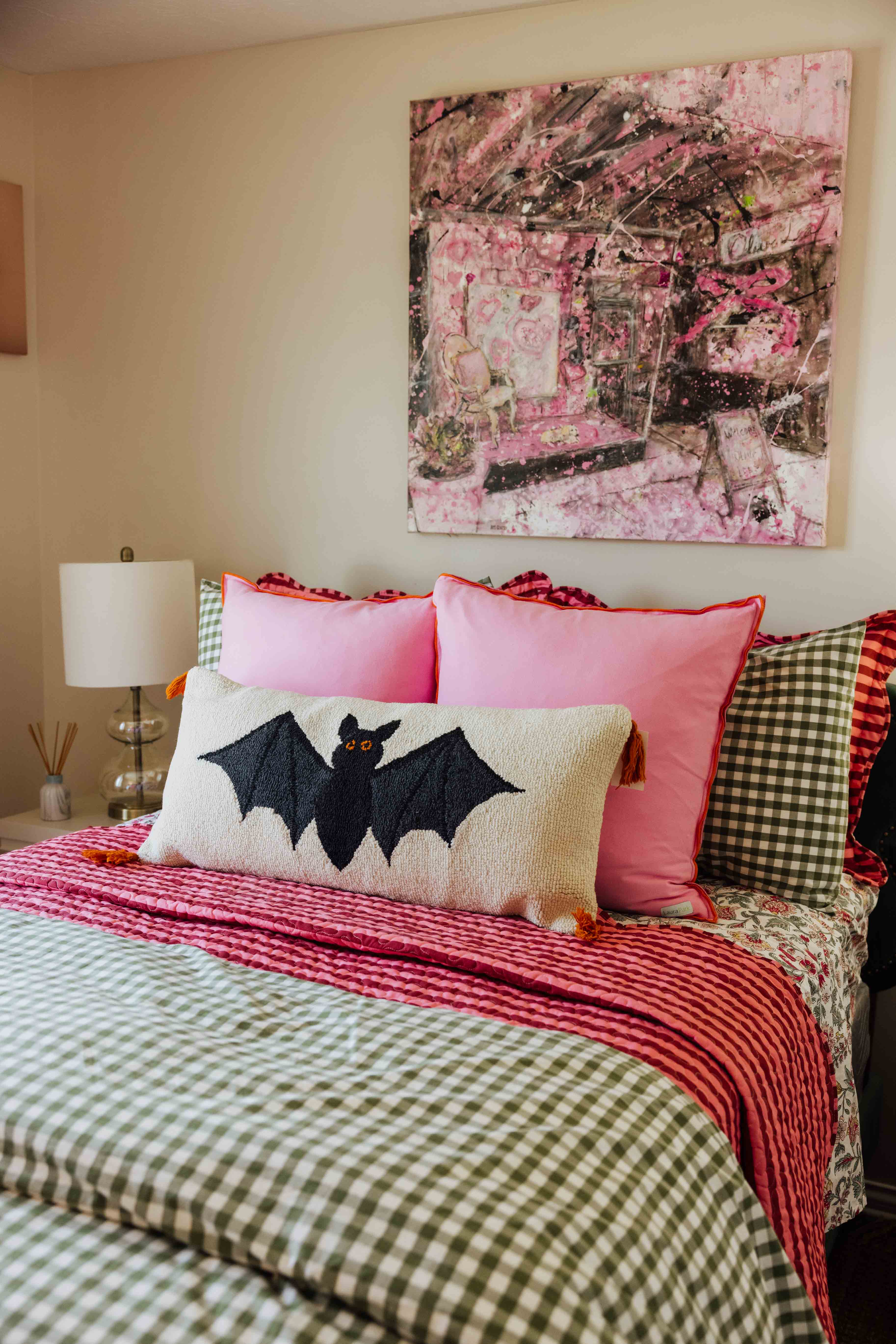 Bat Hook Pillow