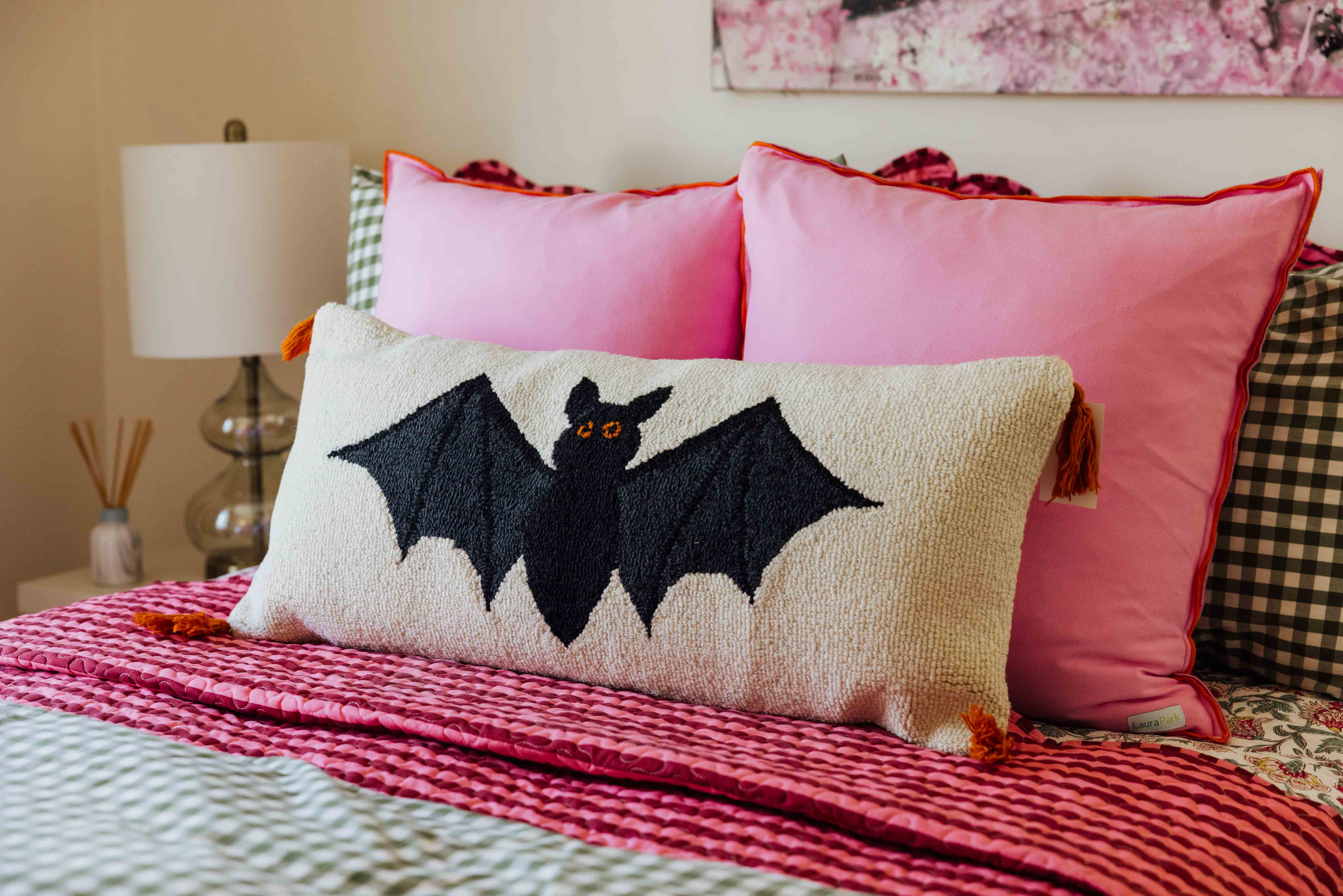 Bat Hook Pillow