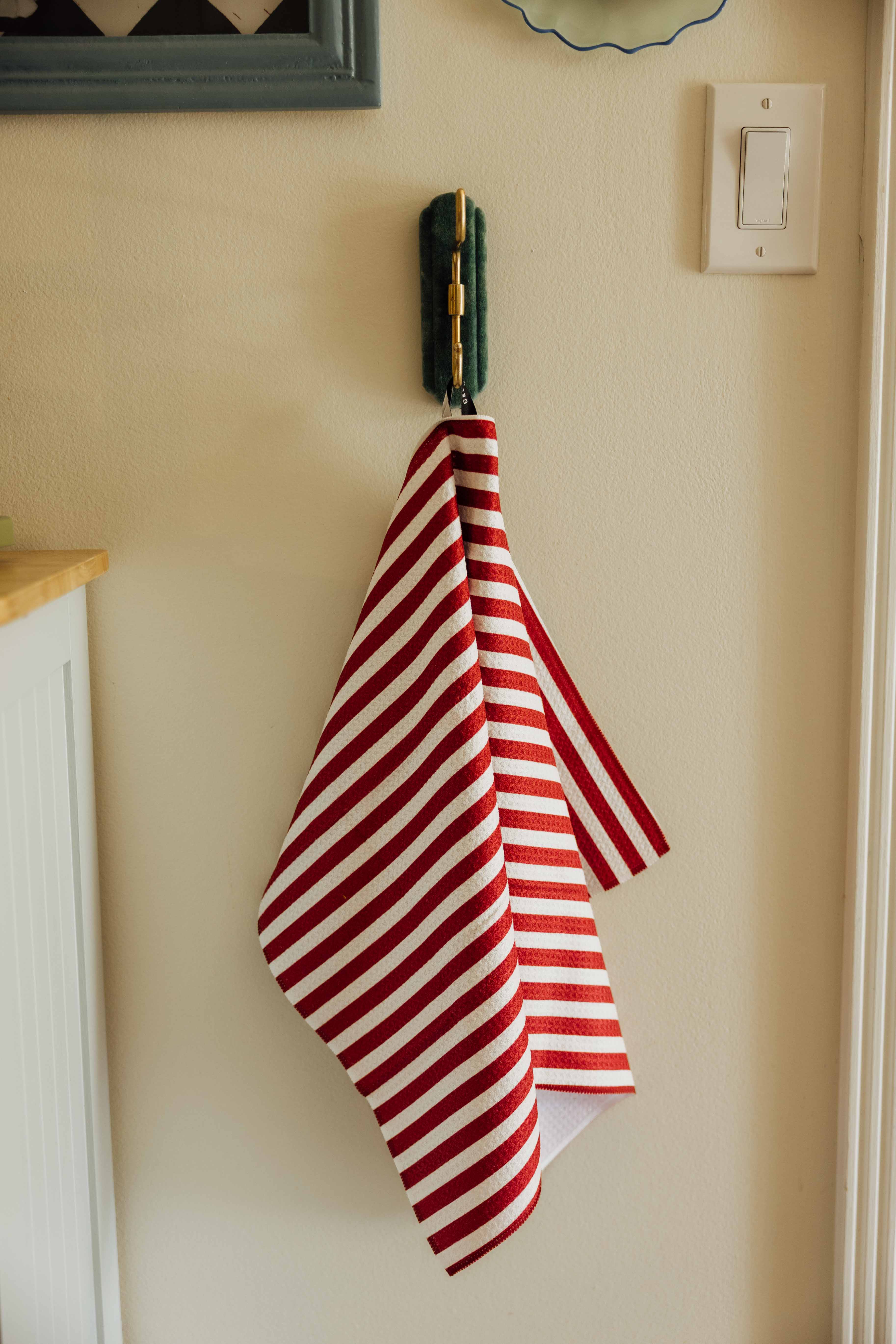 Ribbon Red Tea Towel