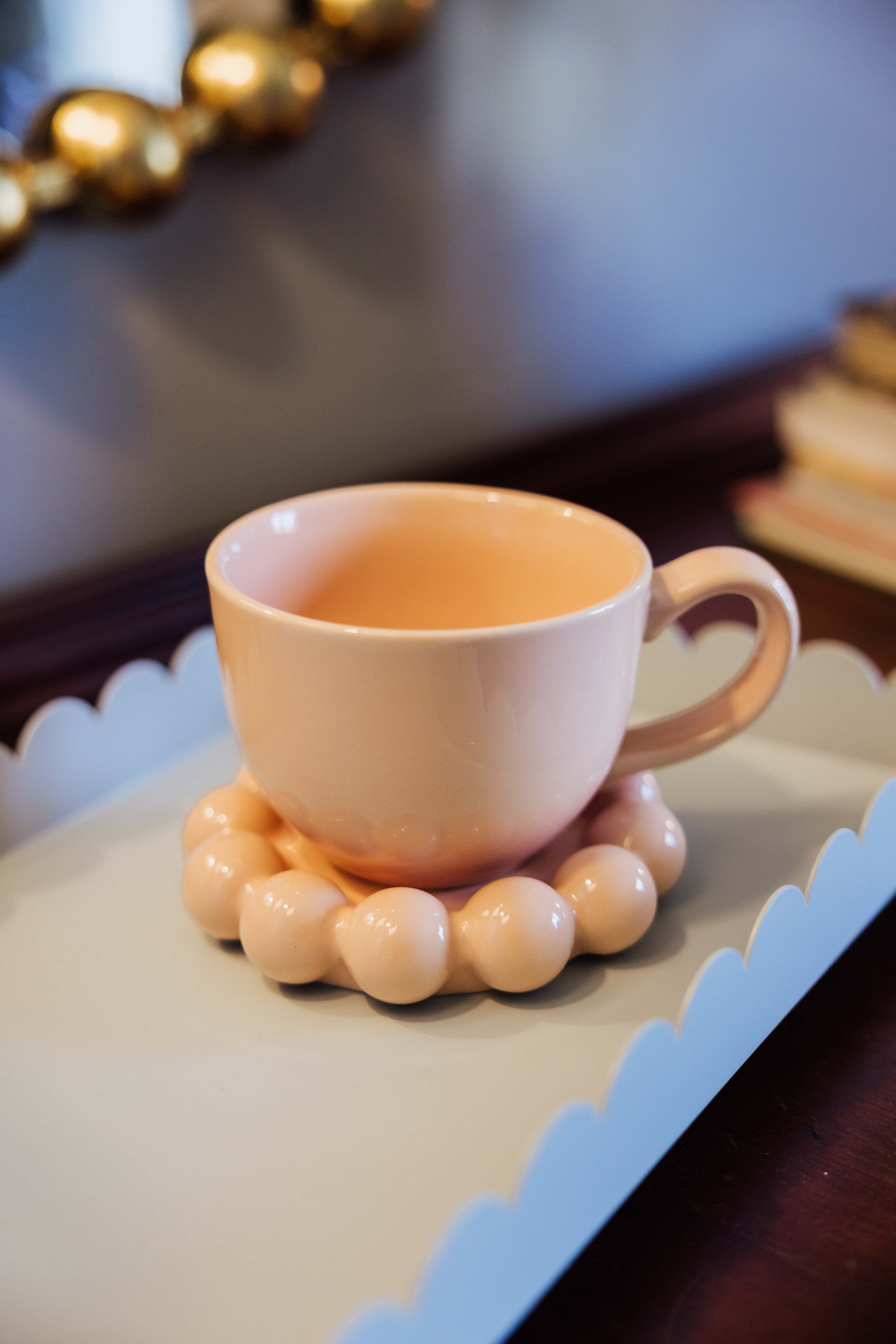 Bubble Saucer Mug