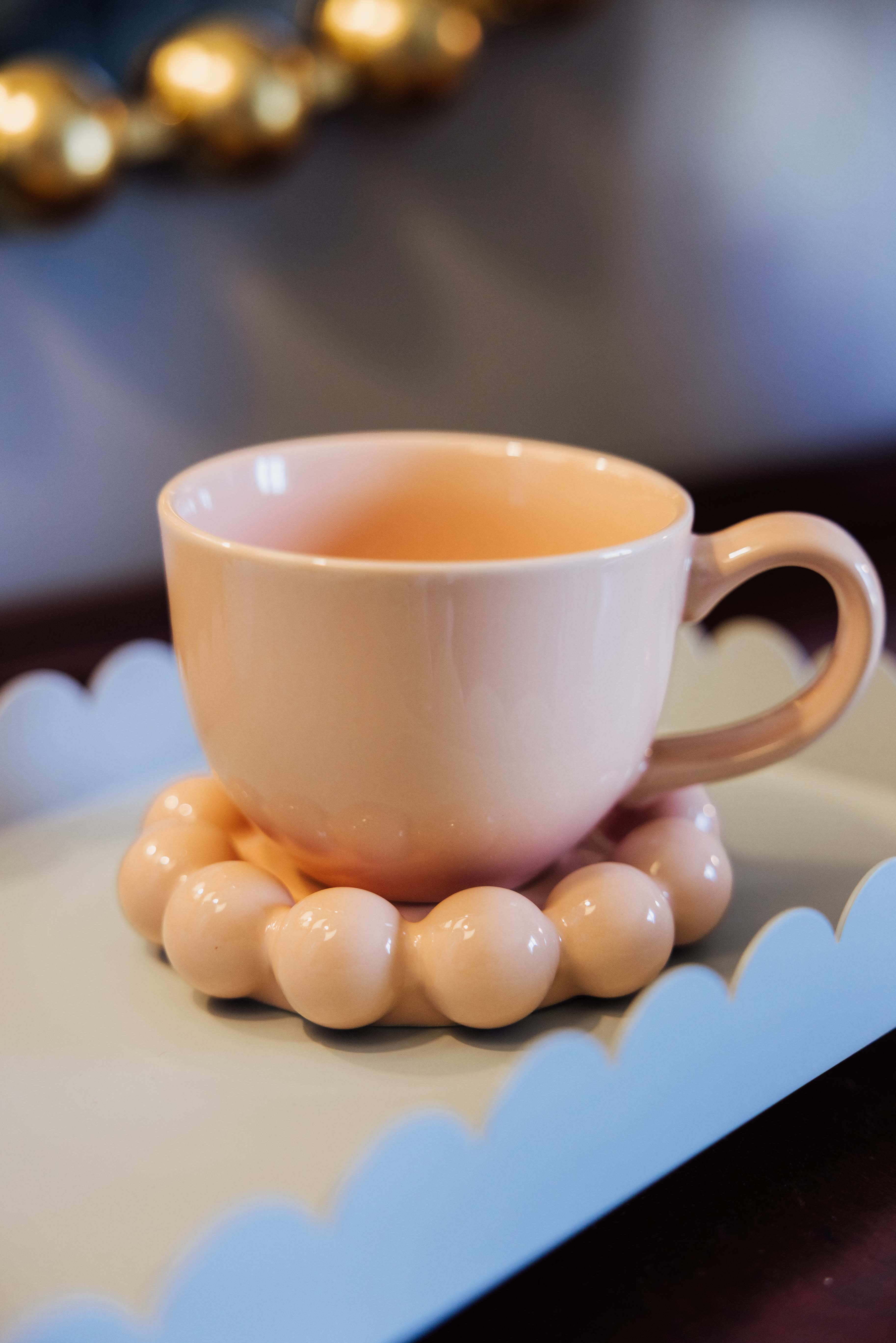 Bubble Saucer Mug
