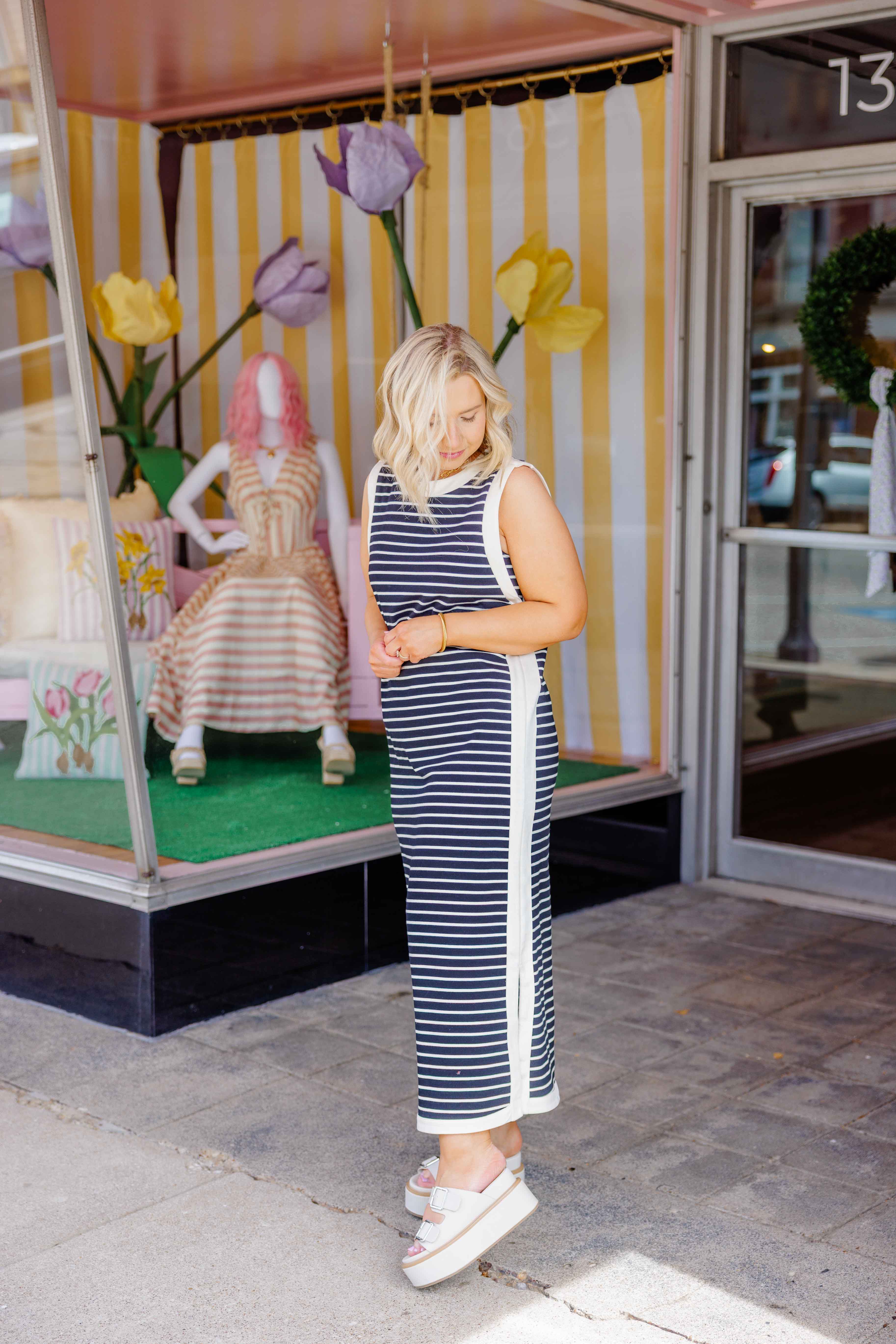 Striped Comfy Casual Dress