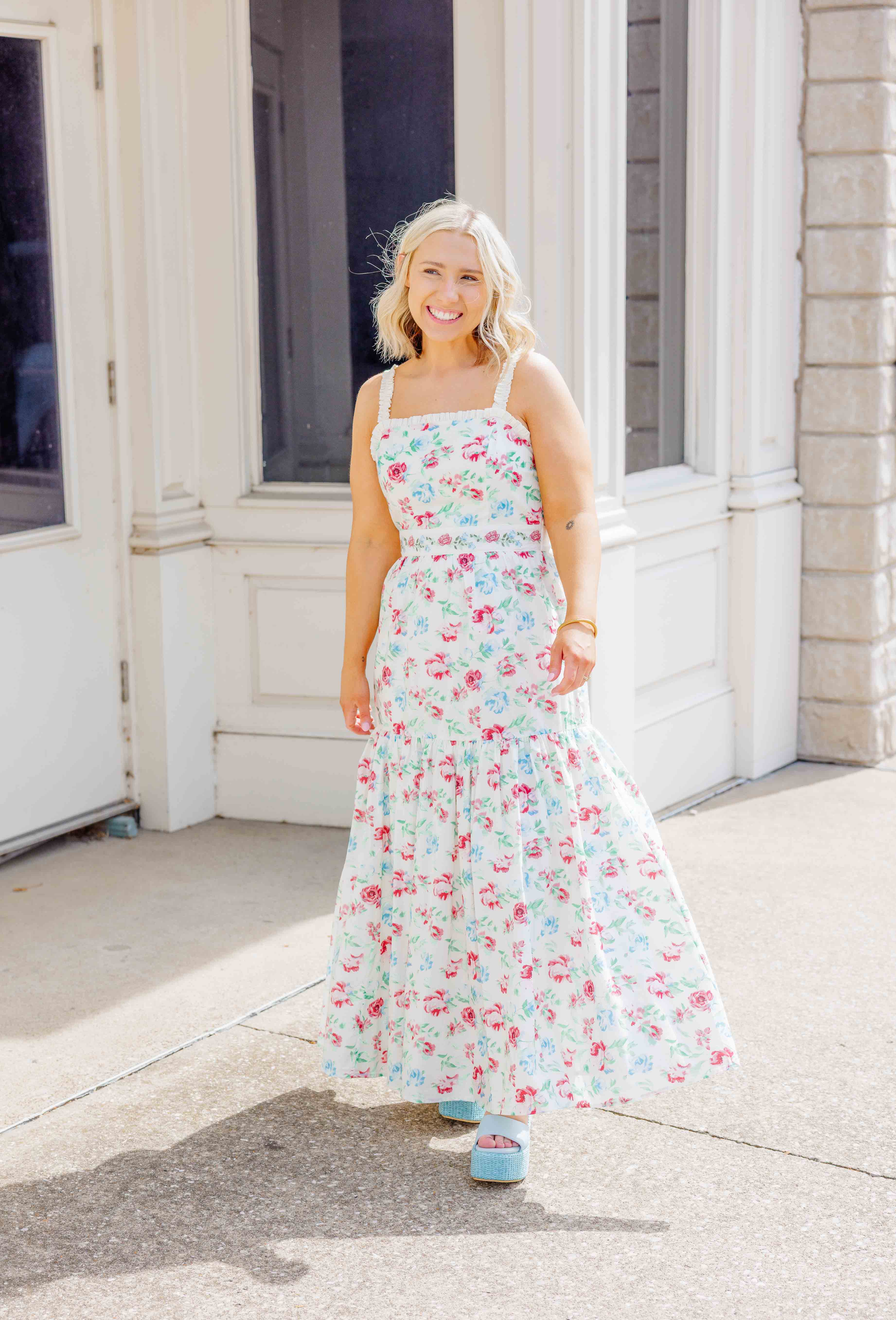 Rosalie Floral Midi Dress