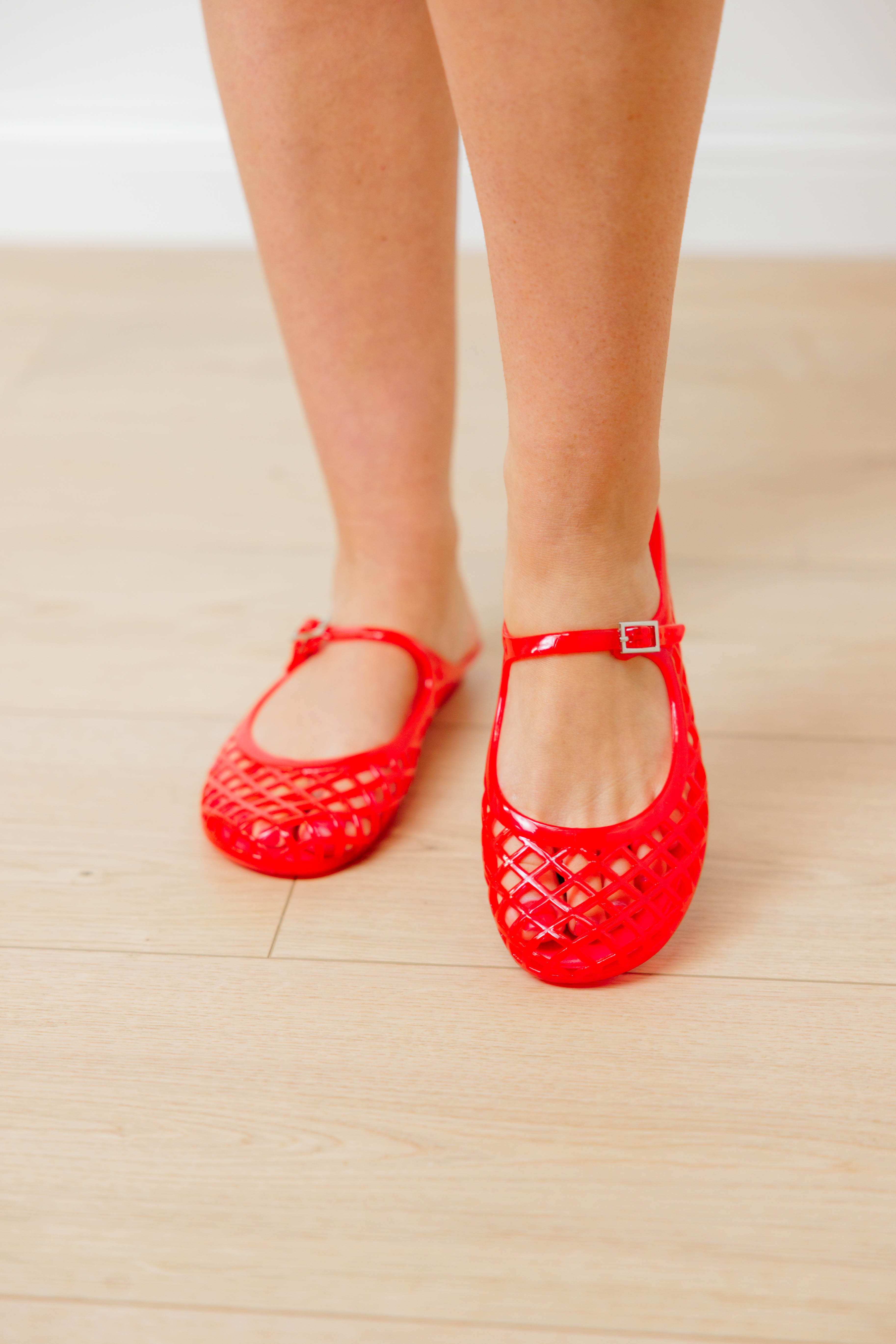 Mary Jane Jelly Flats
