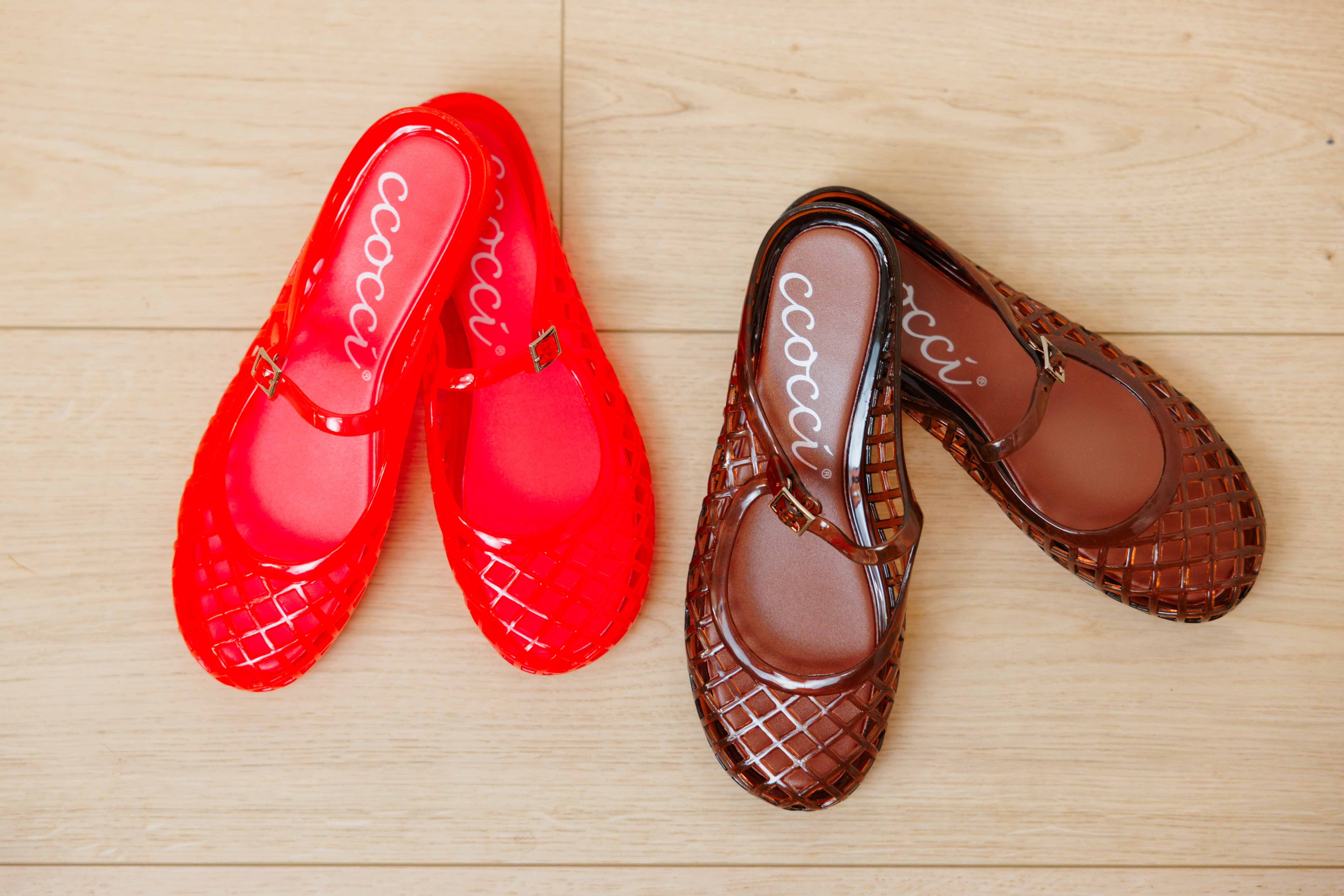Mary Jane Jelly Flats