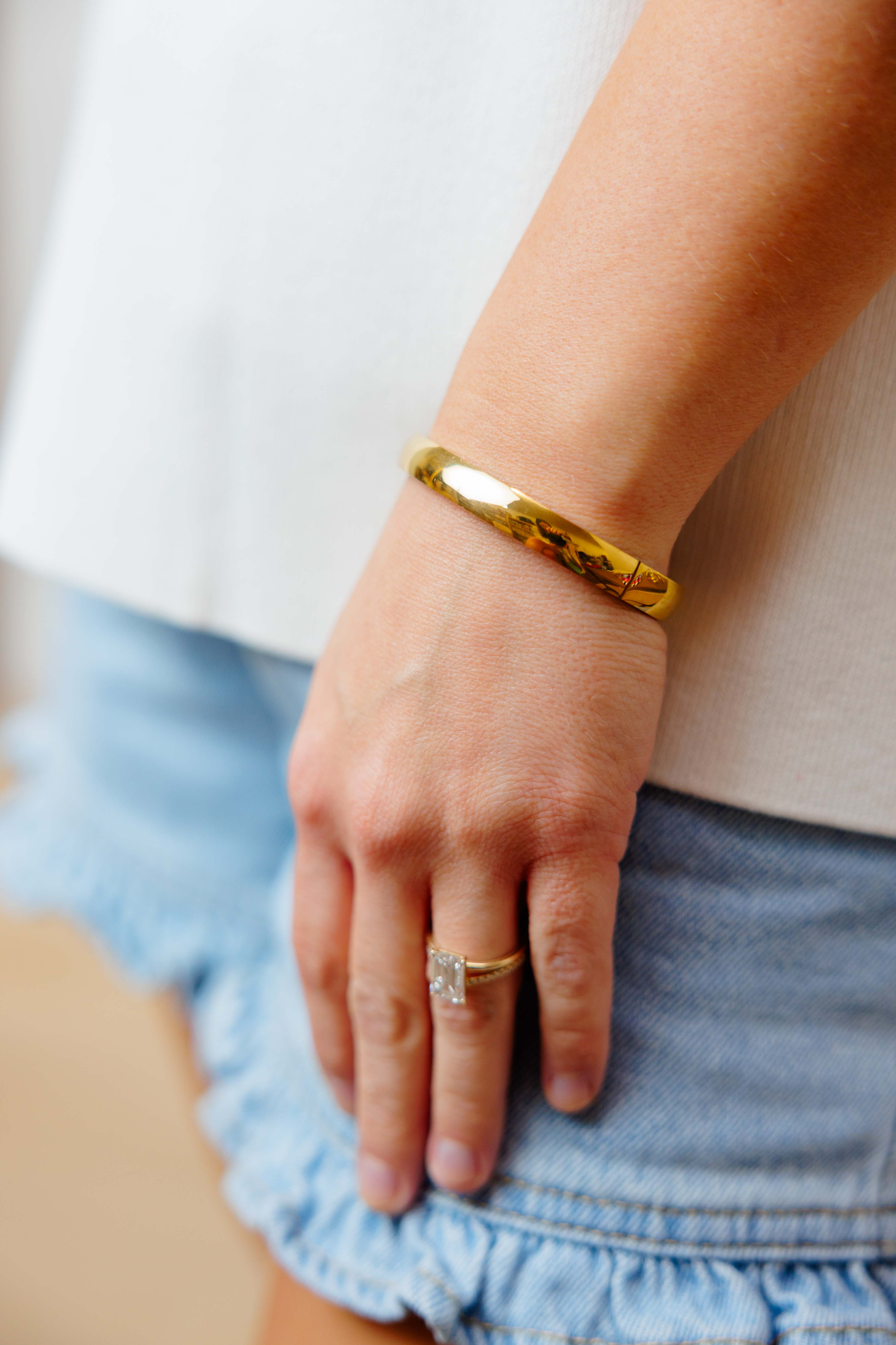 Gold Bangle