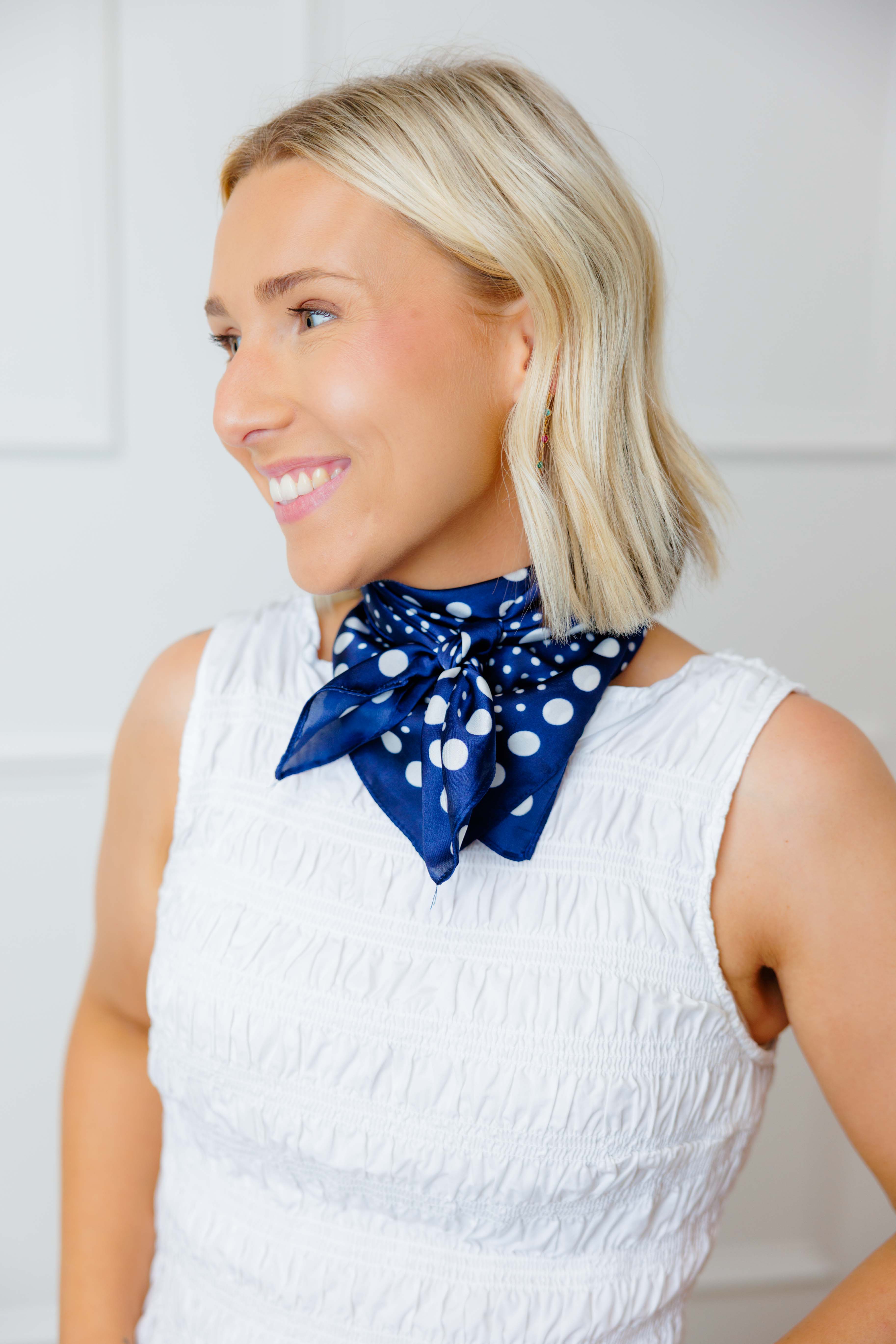 Midnight Dot Scarf