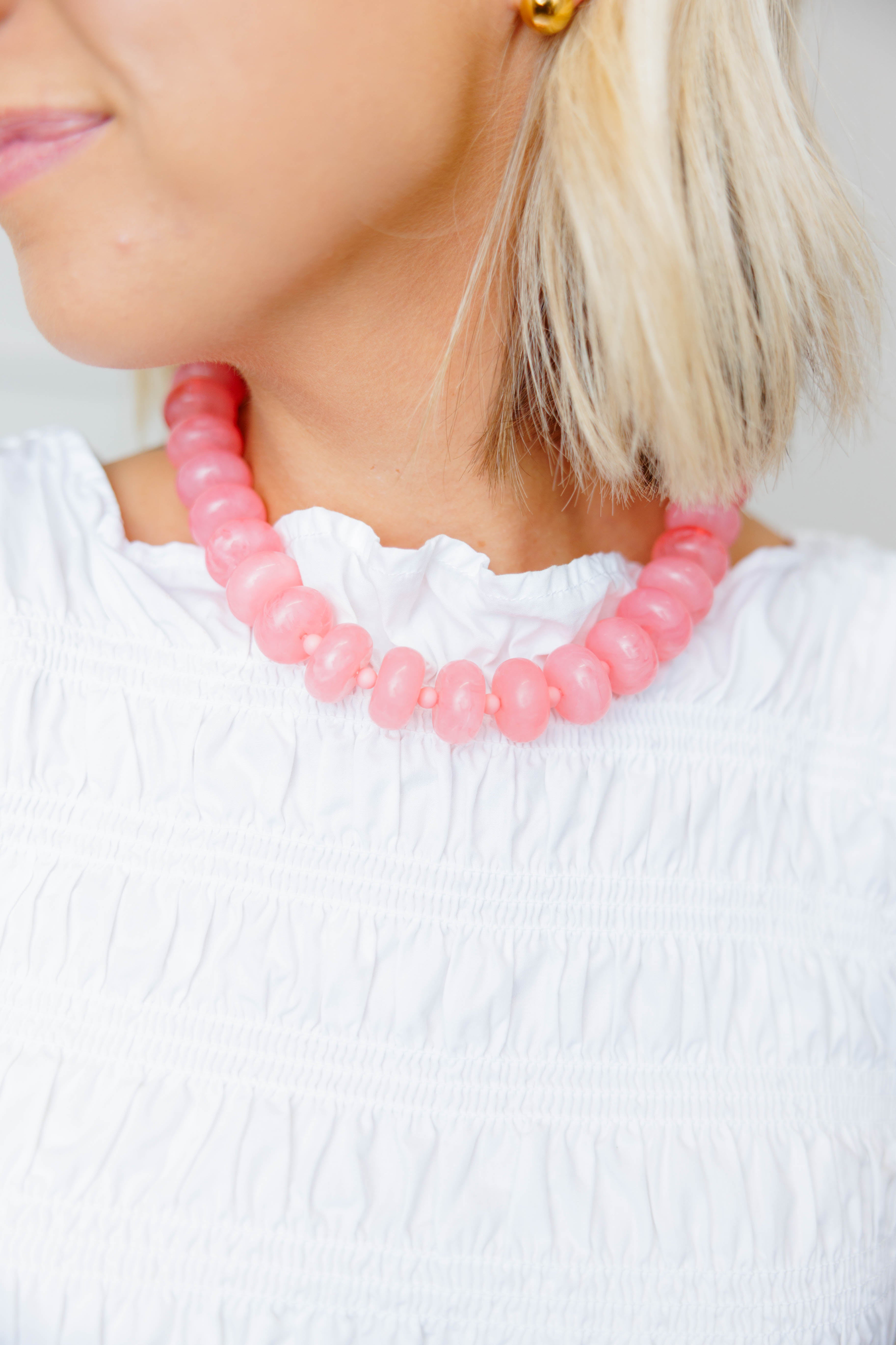 Pink Pop Necklace