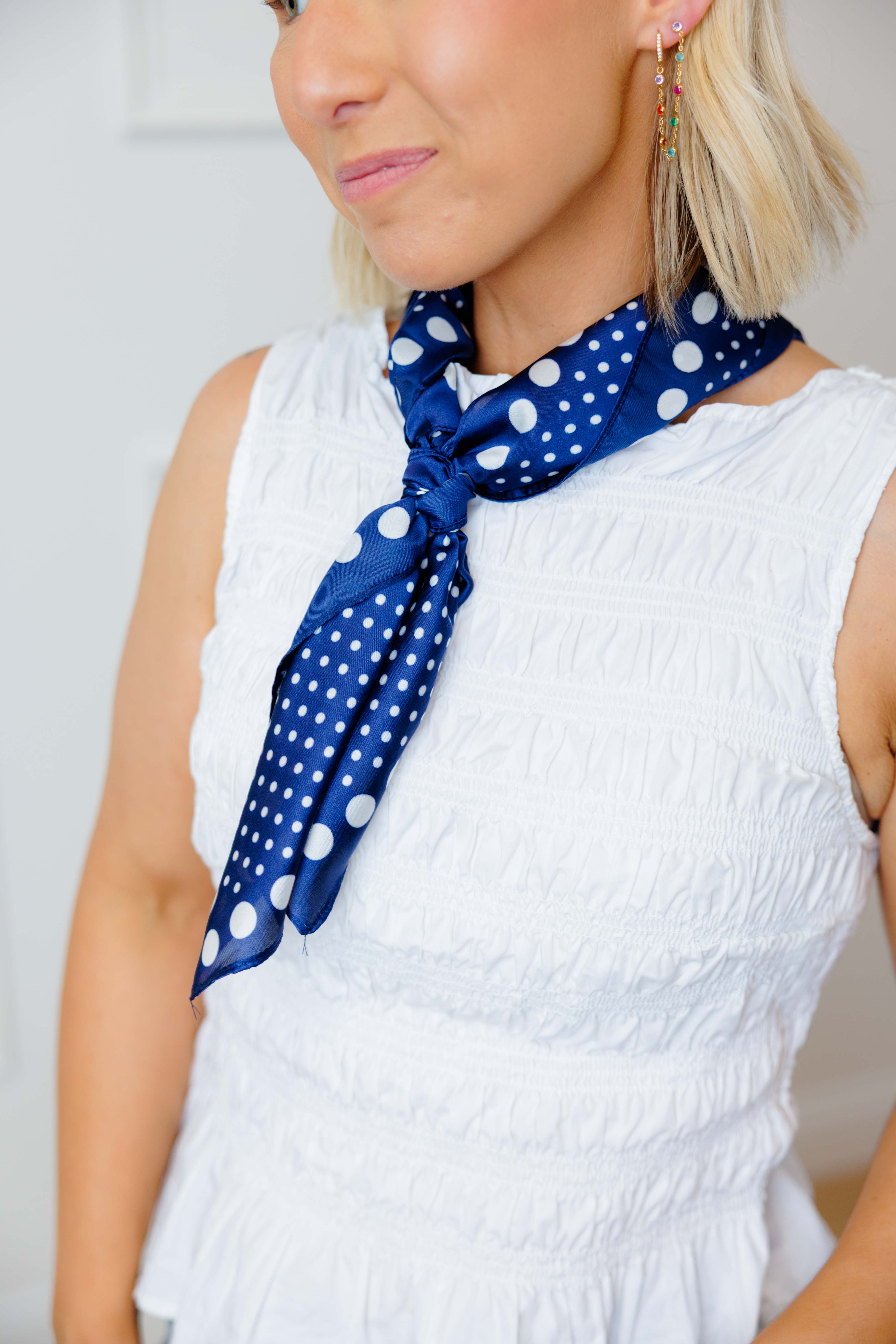 Midnight Dot Scarf