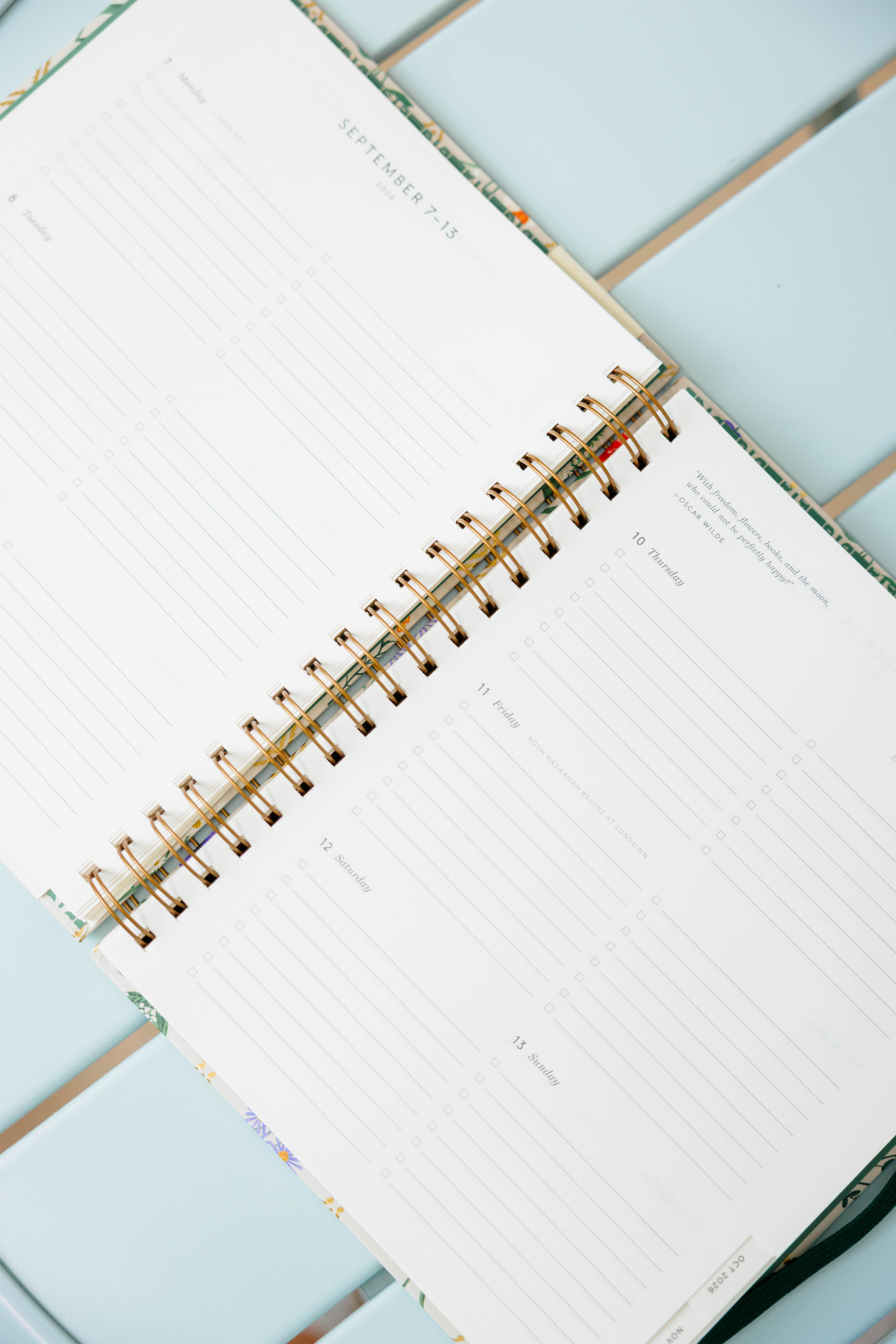 Garden Study 17-Month Academic Spiral Planner