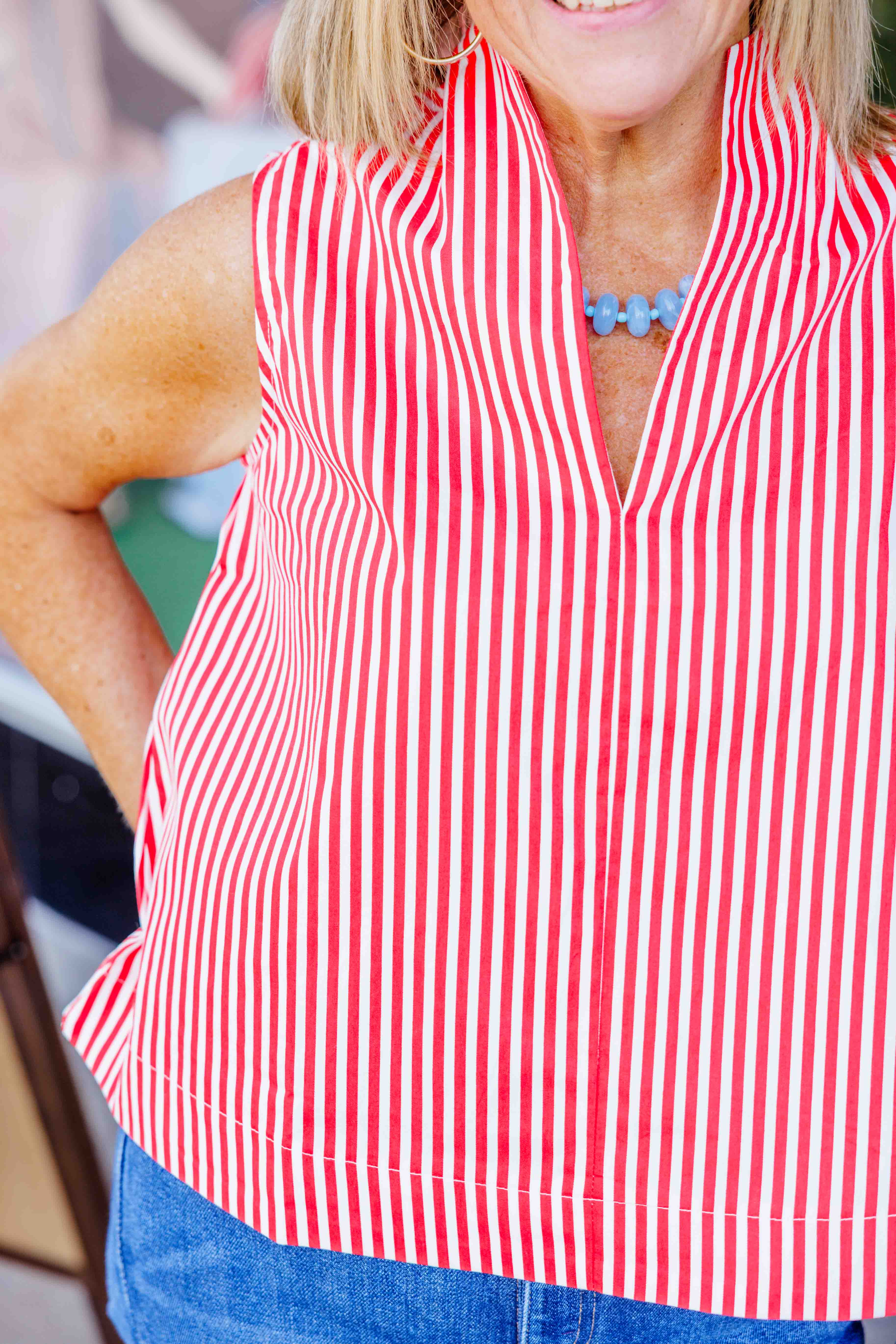 Striped Everyday Ease Top