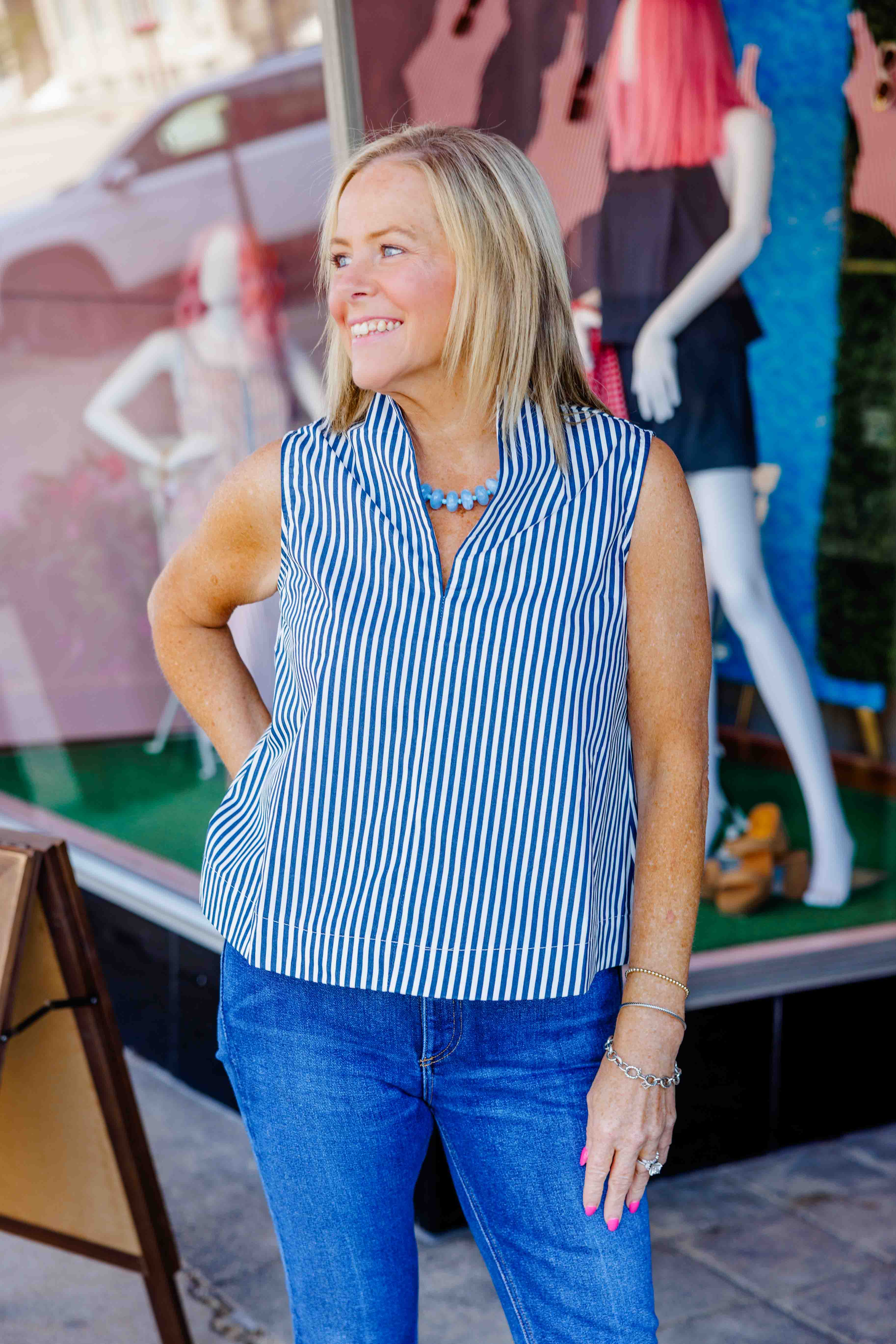 Striped Everyday Ease Top