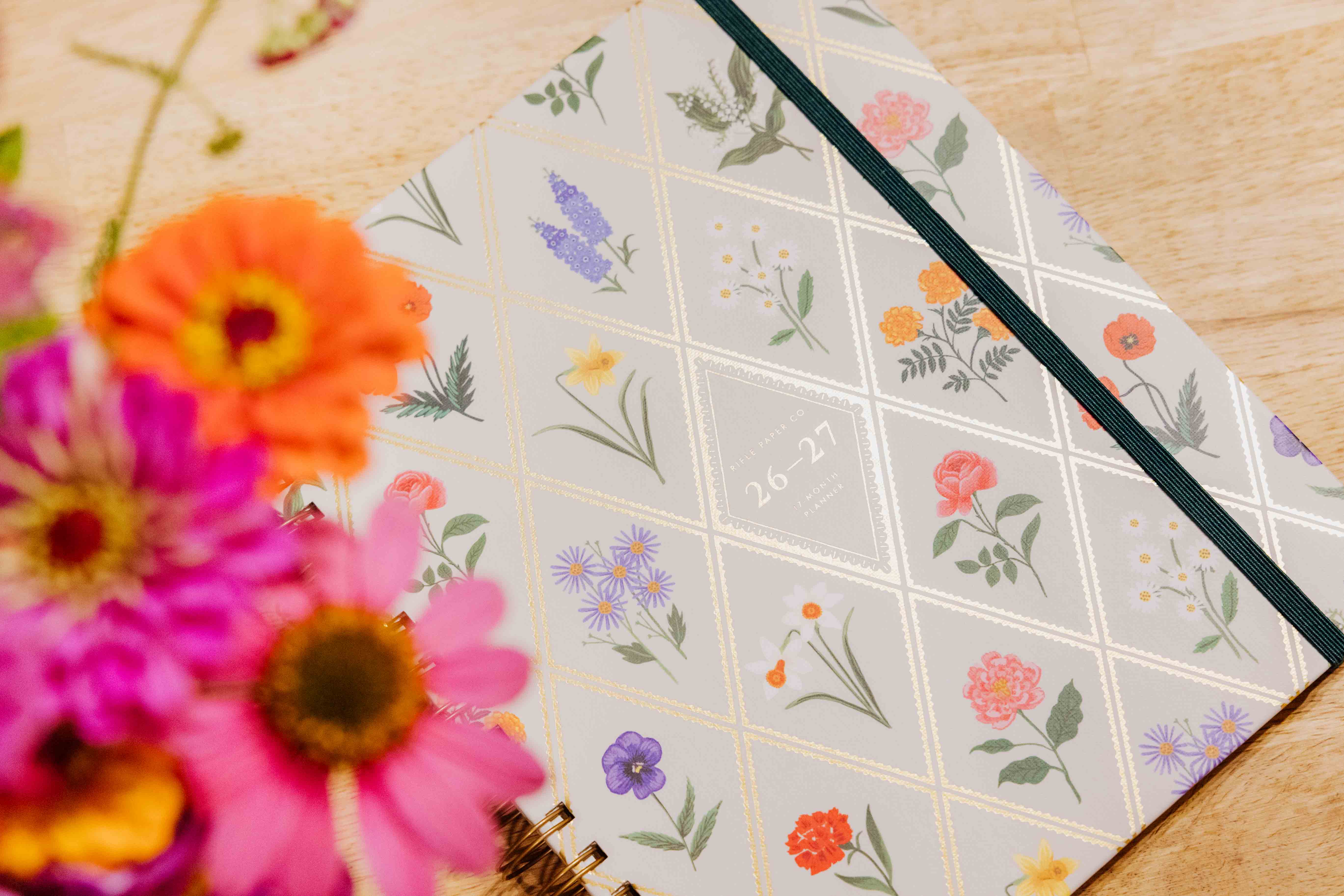 Garden Study 17-Month Academic Spiral Planner