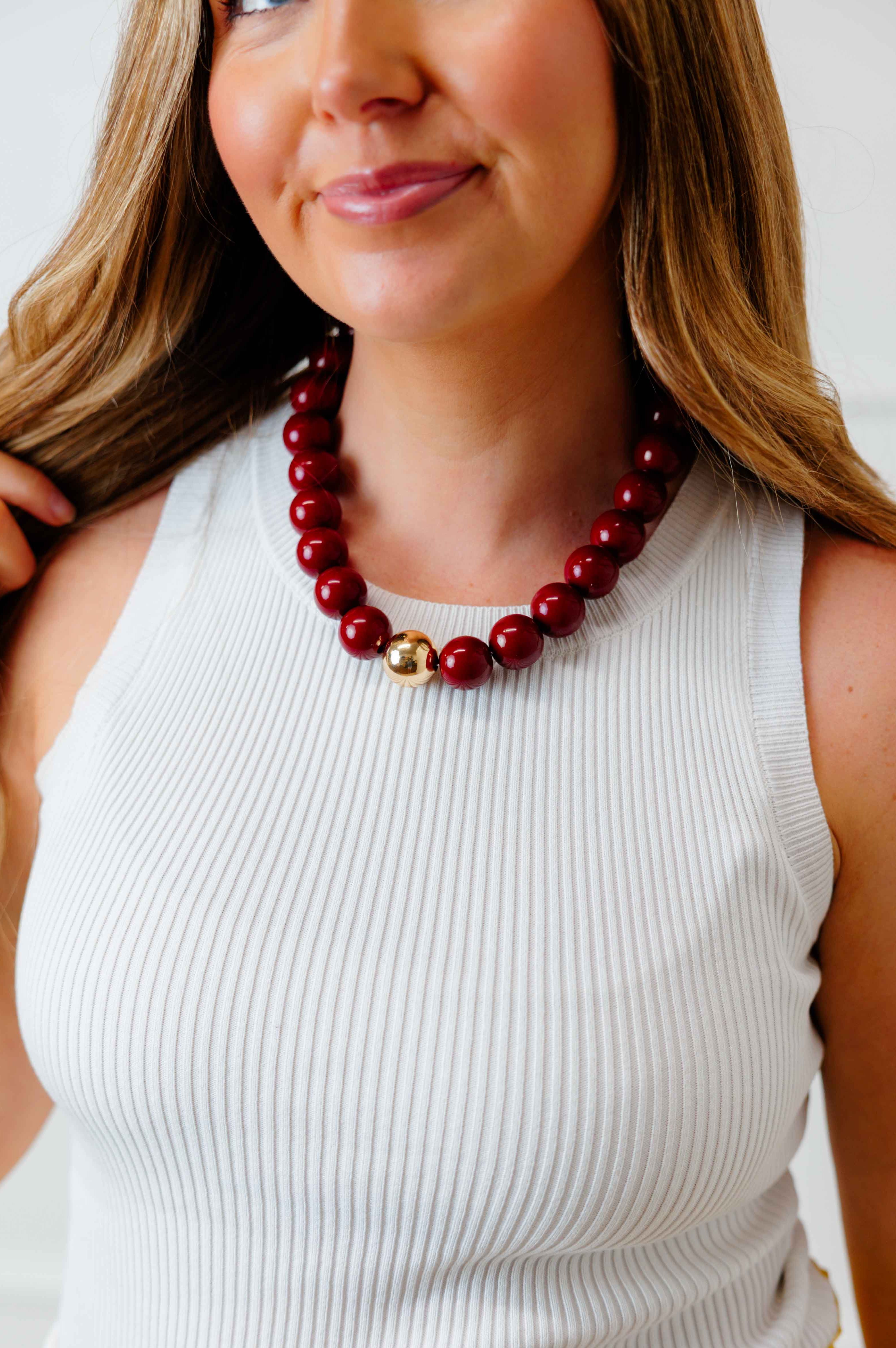 Marjorie Beaded Necklace