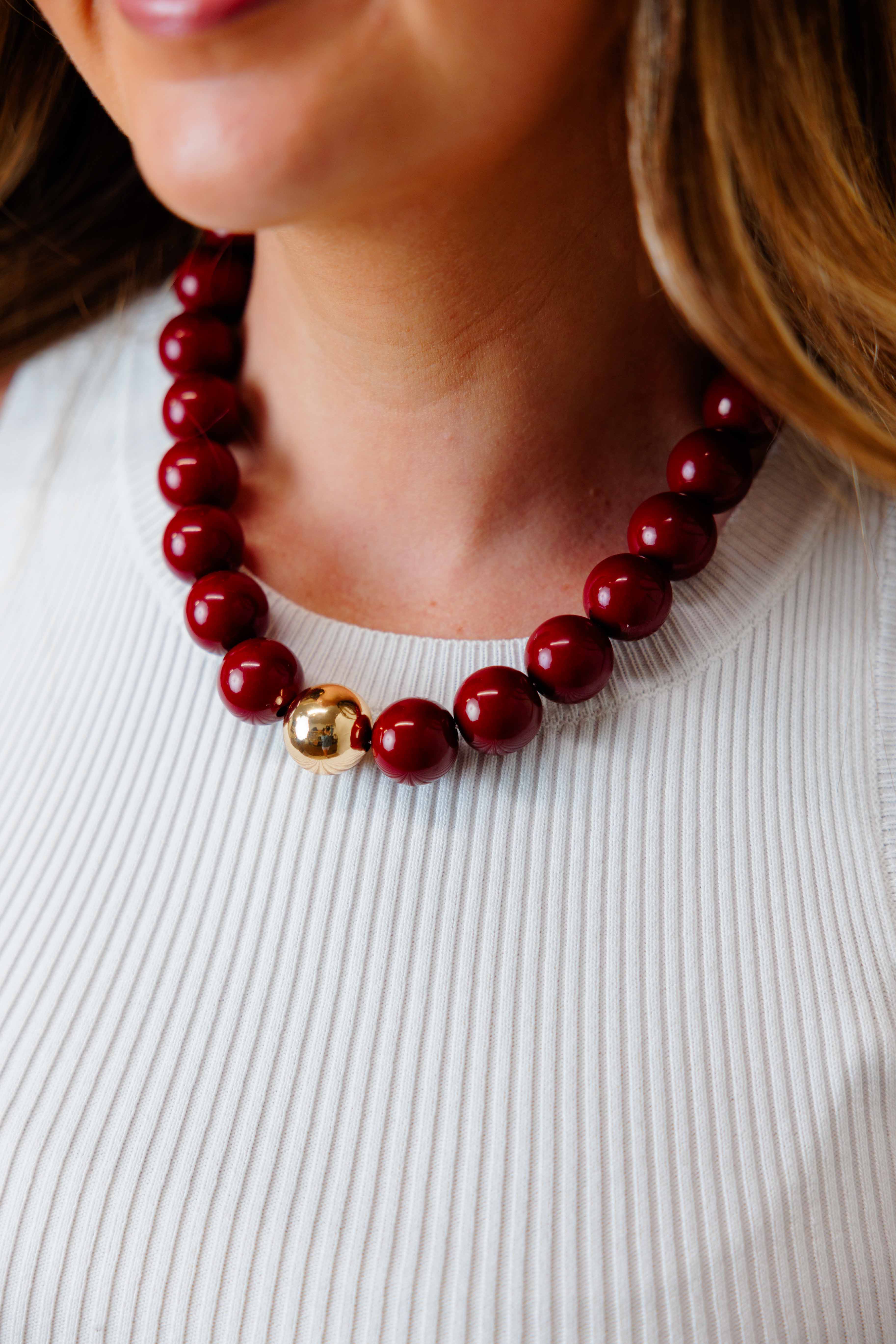 Marjorie Beaded Necklace