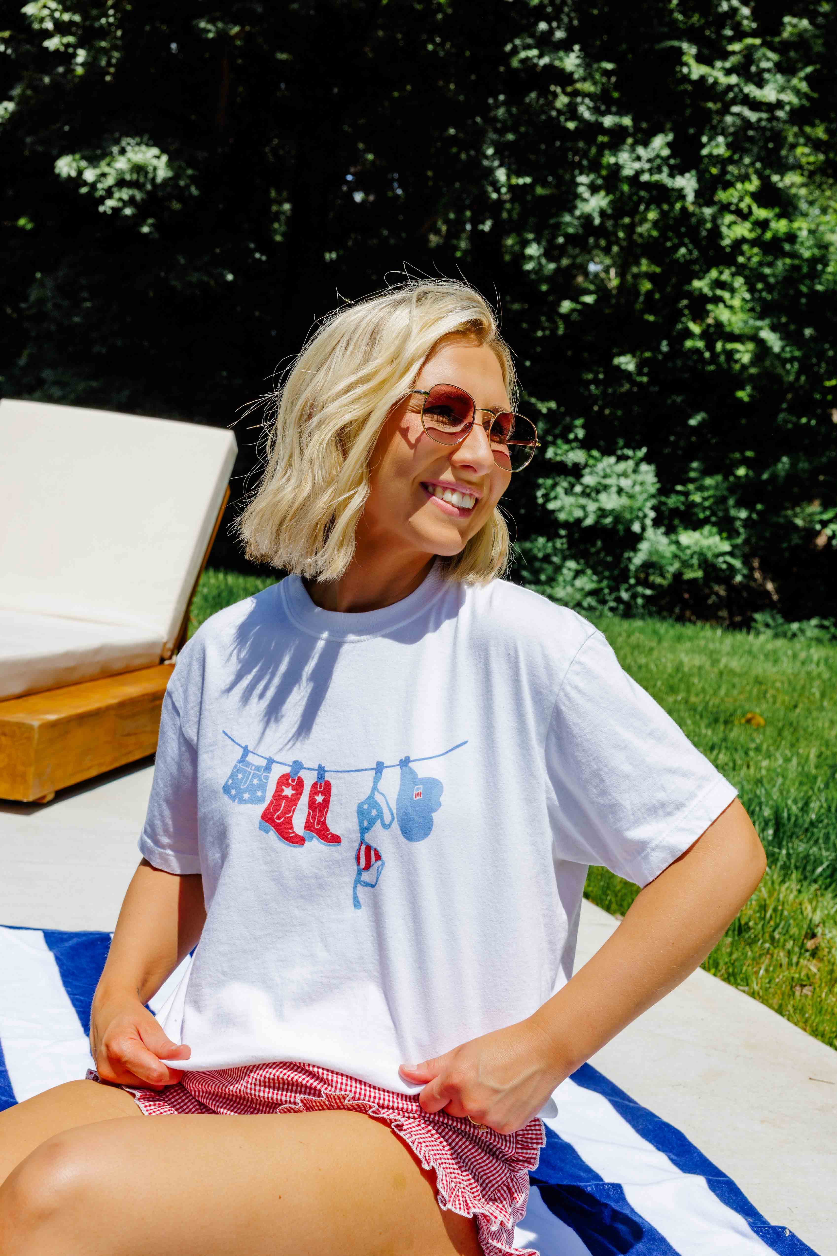 Americana Clothesline Tee