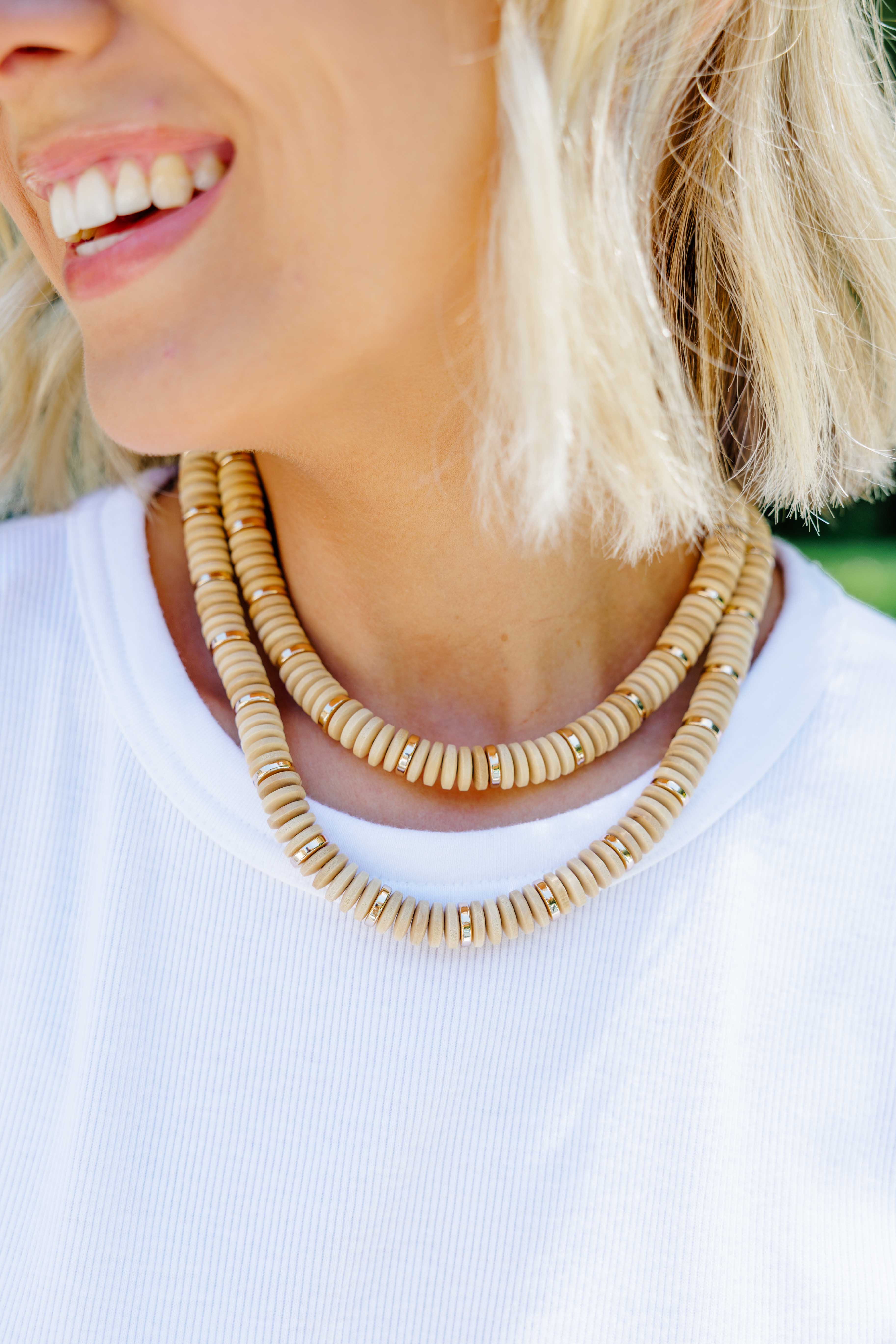 Natural Channing Layered Necklace