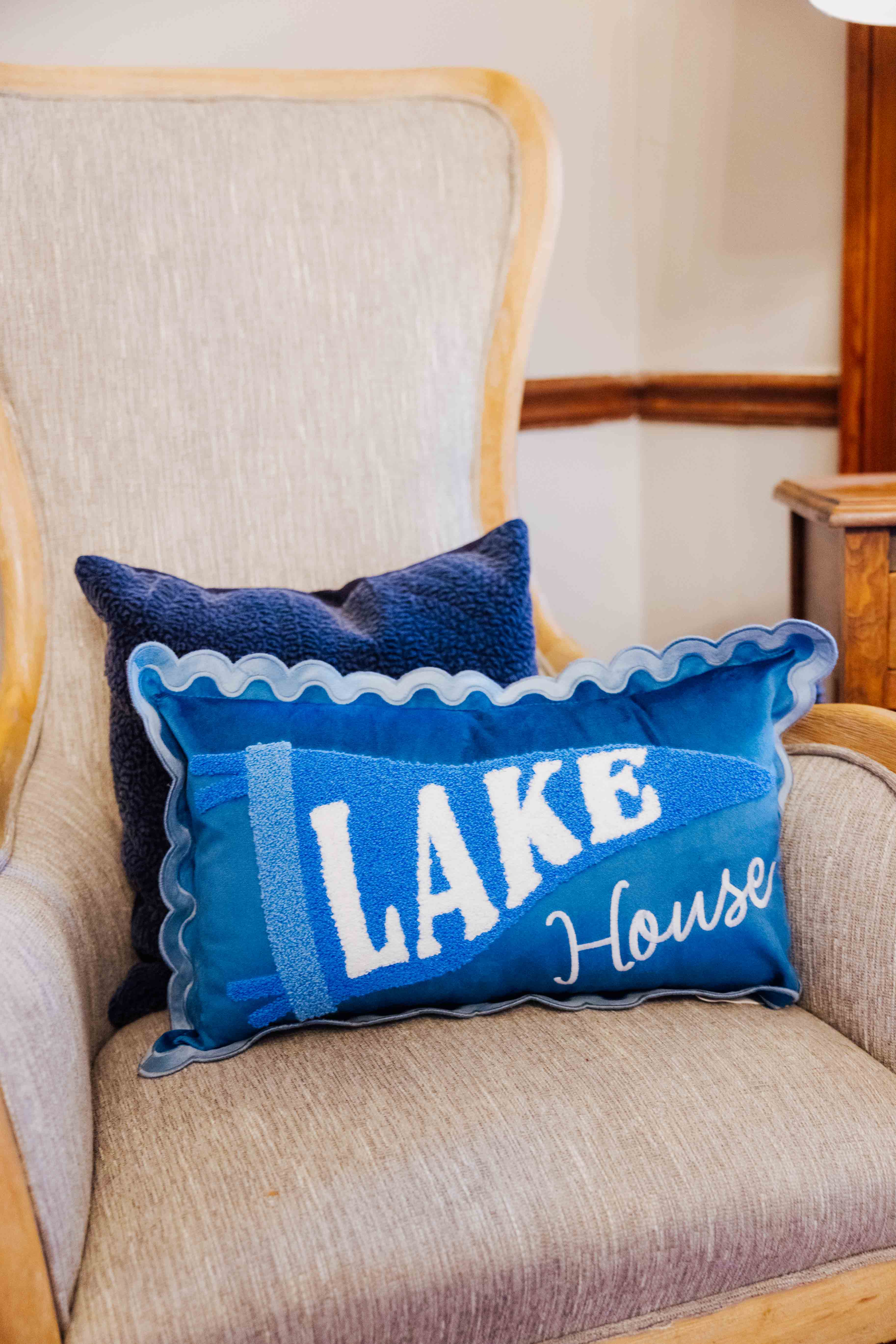 Lake House Throw Pillow