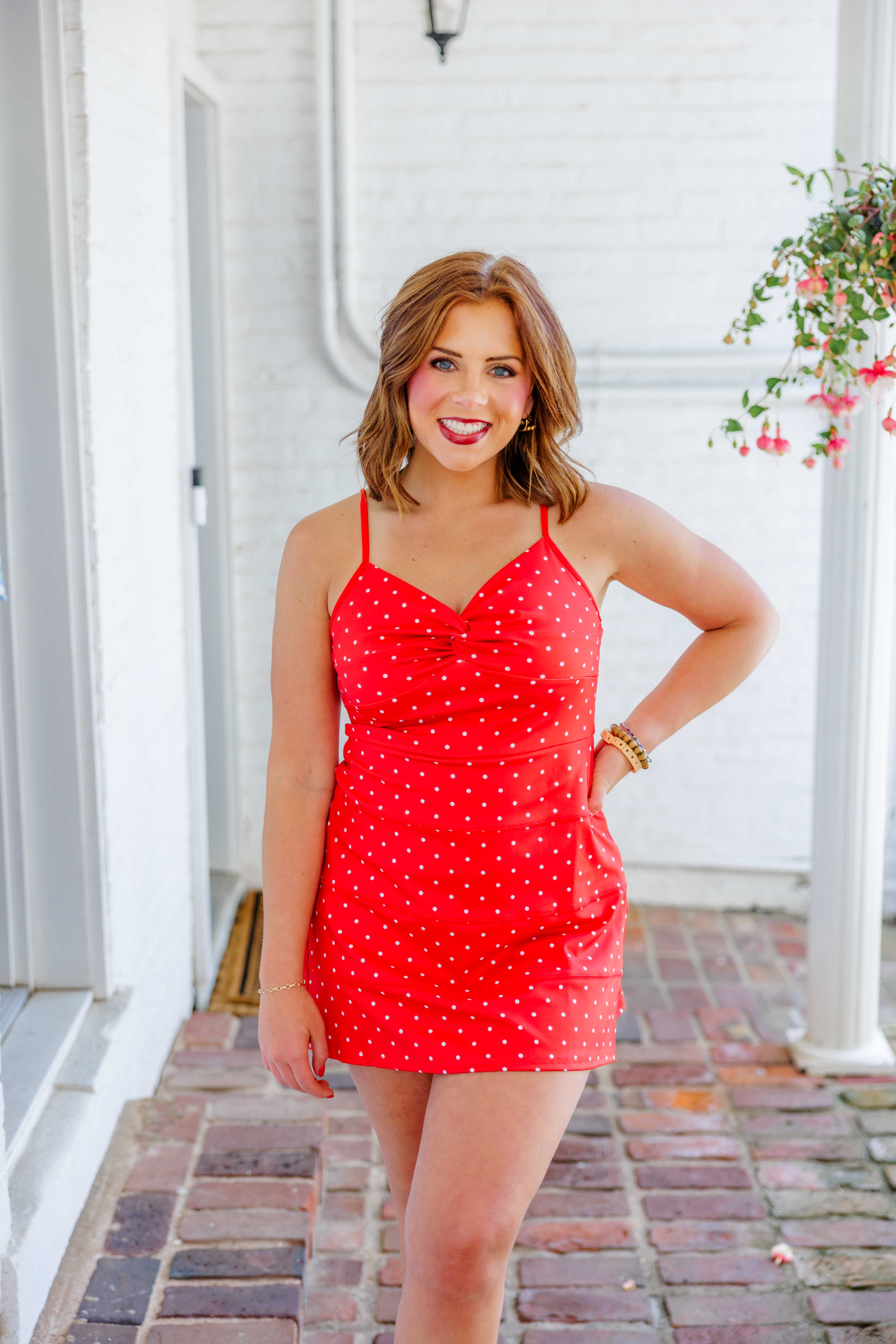 Cherry Dot Active Dress