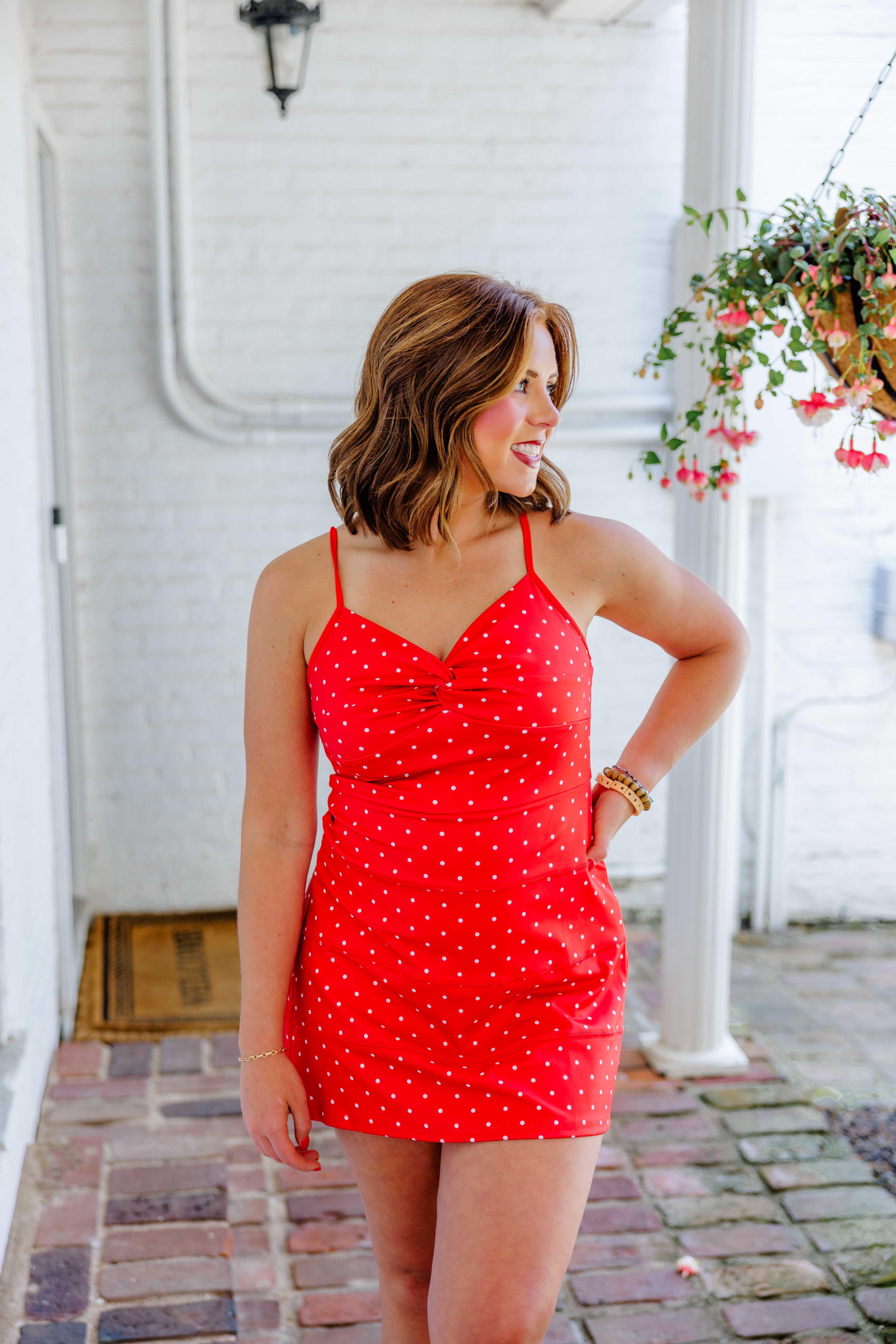 Cherry Dot Active Dress
