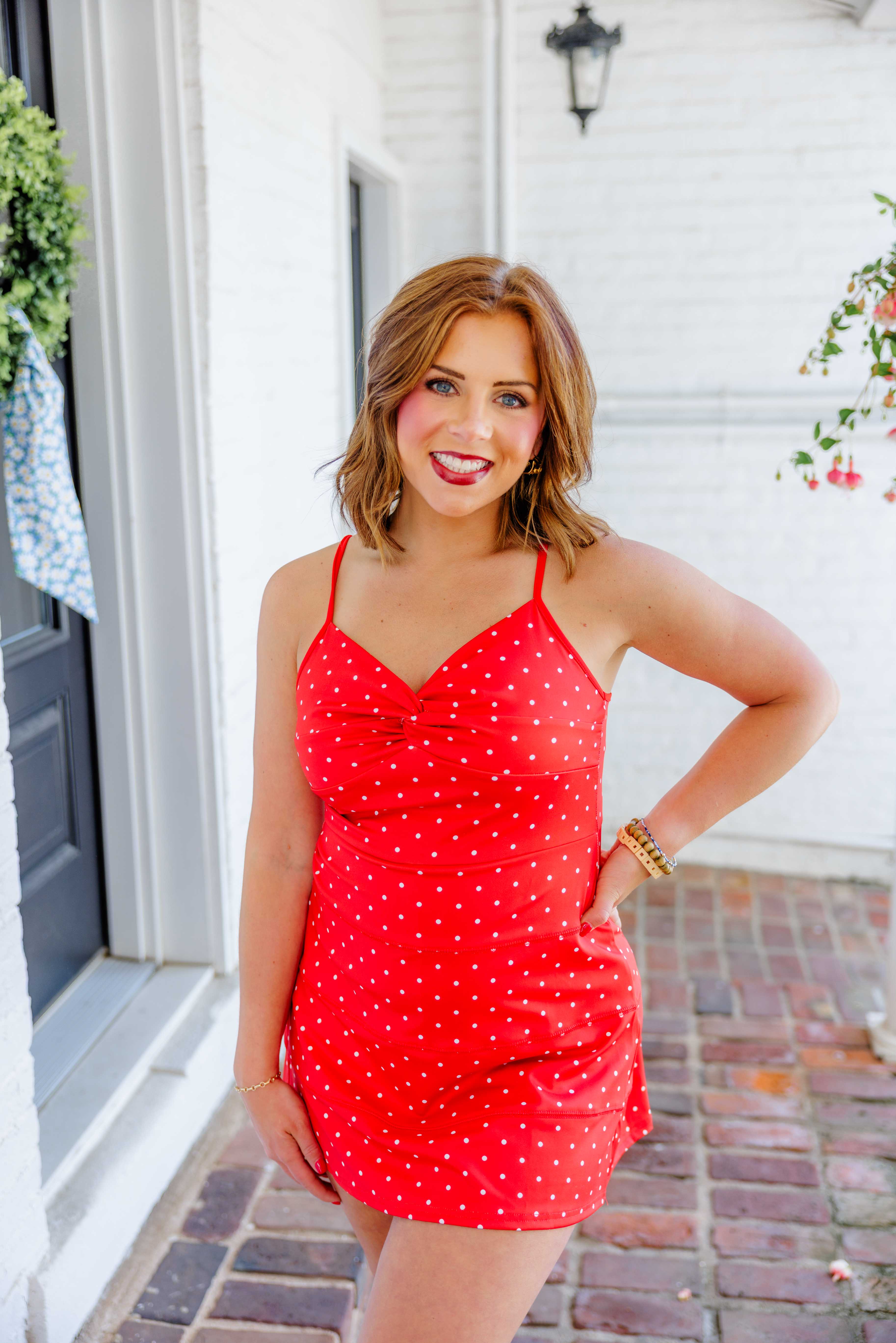 Cherry Dot Active Dress