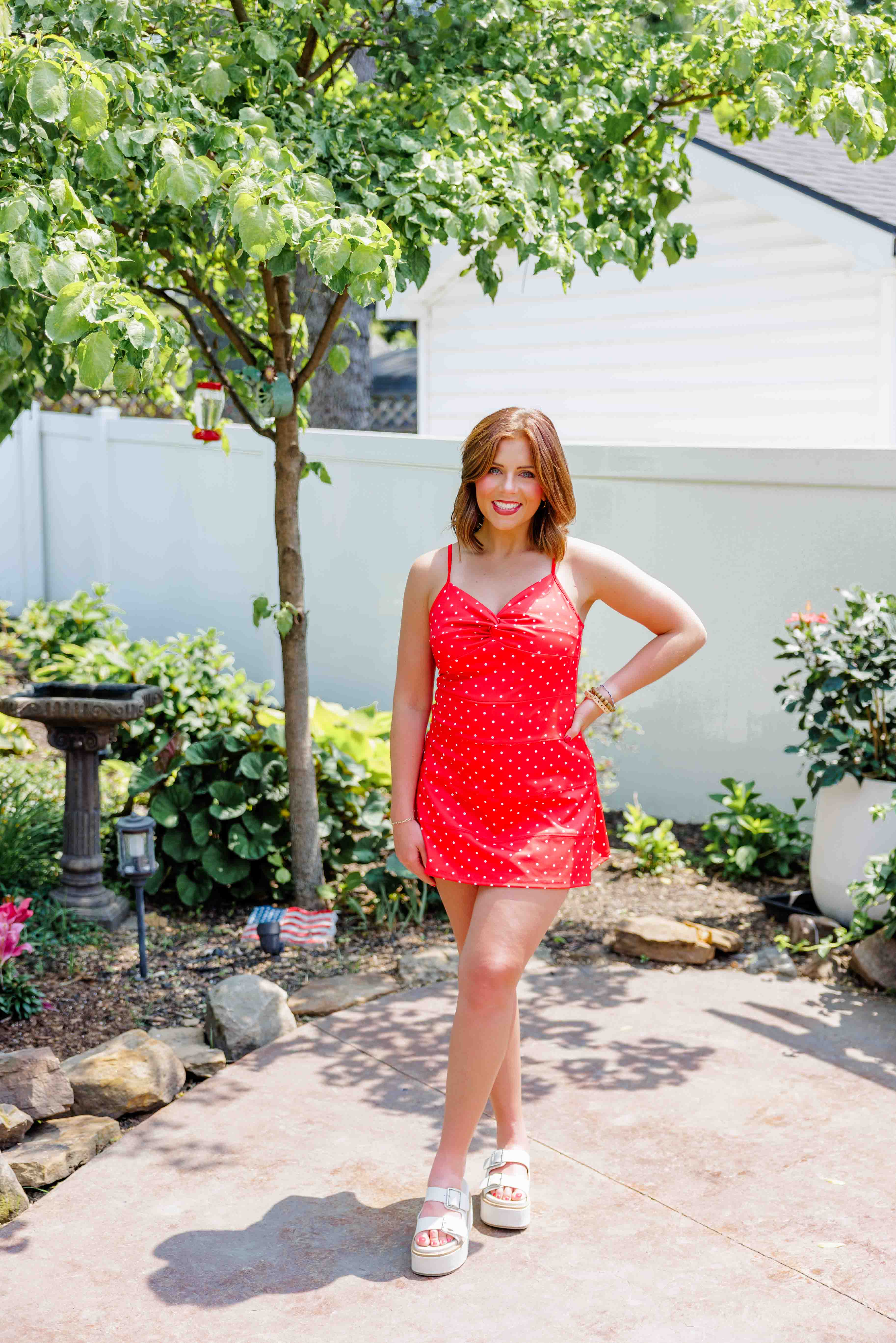 Cherry Dot Active Dress