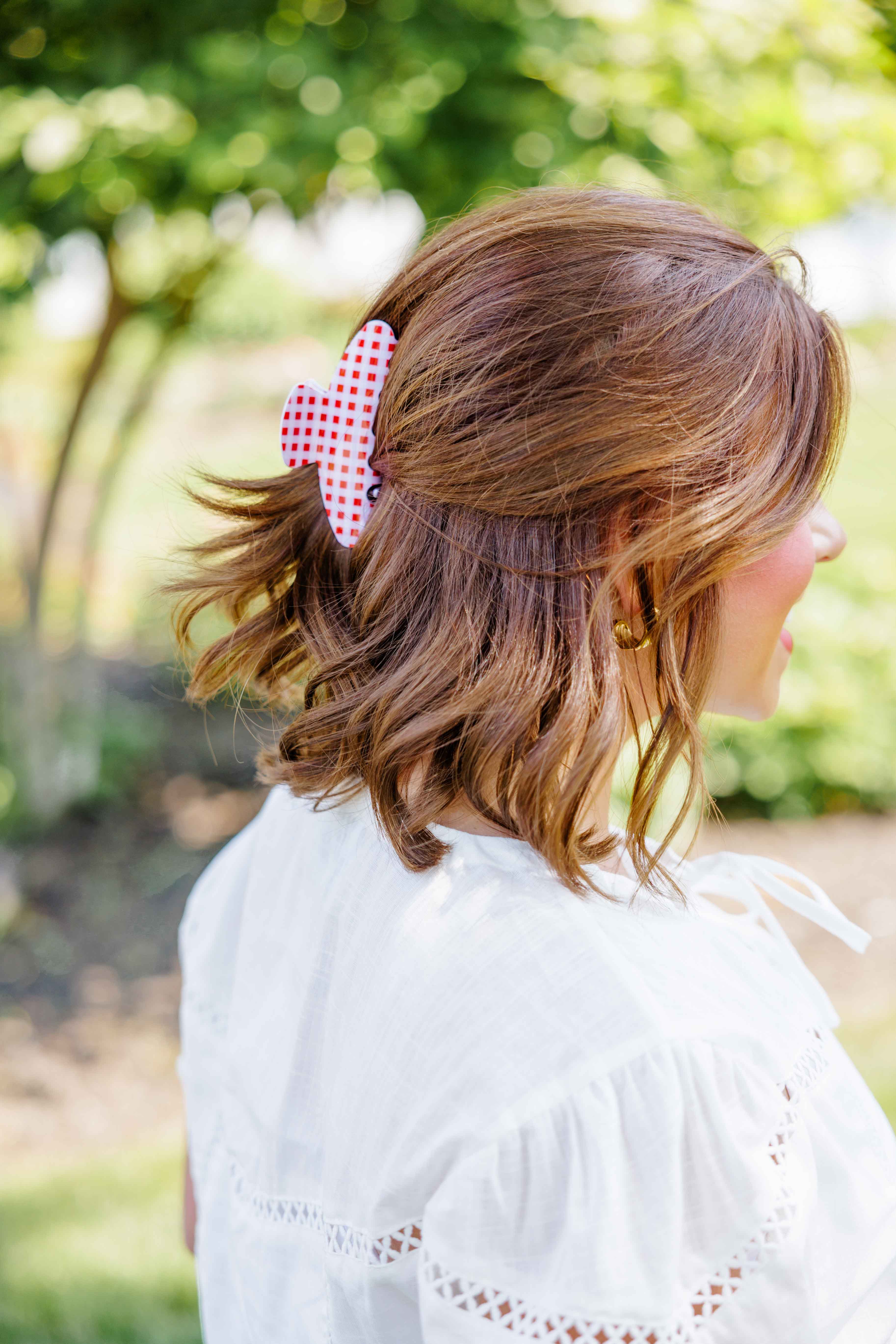 Cherry Picnic Claw Clip