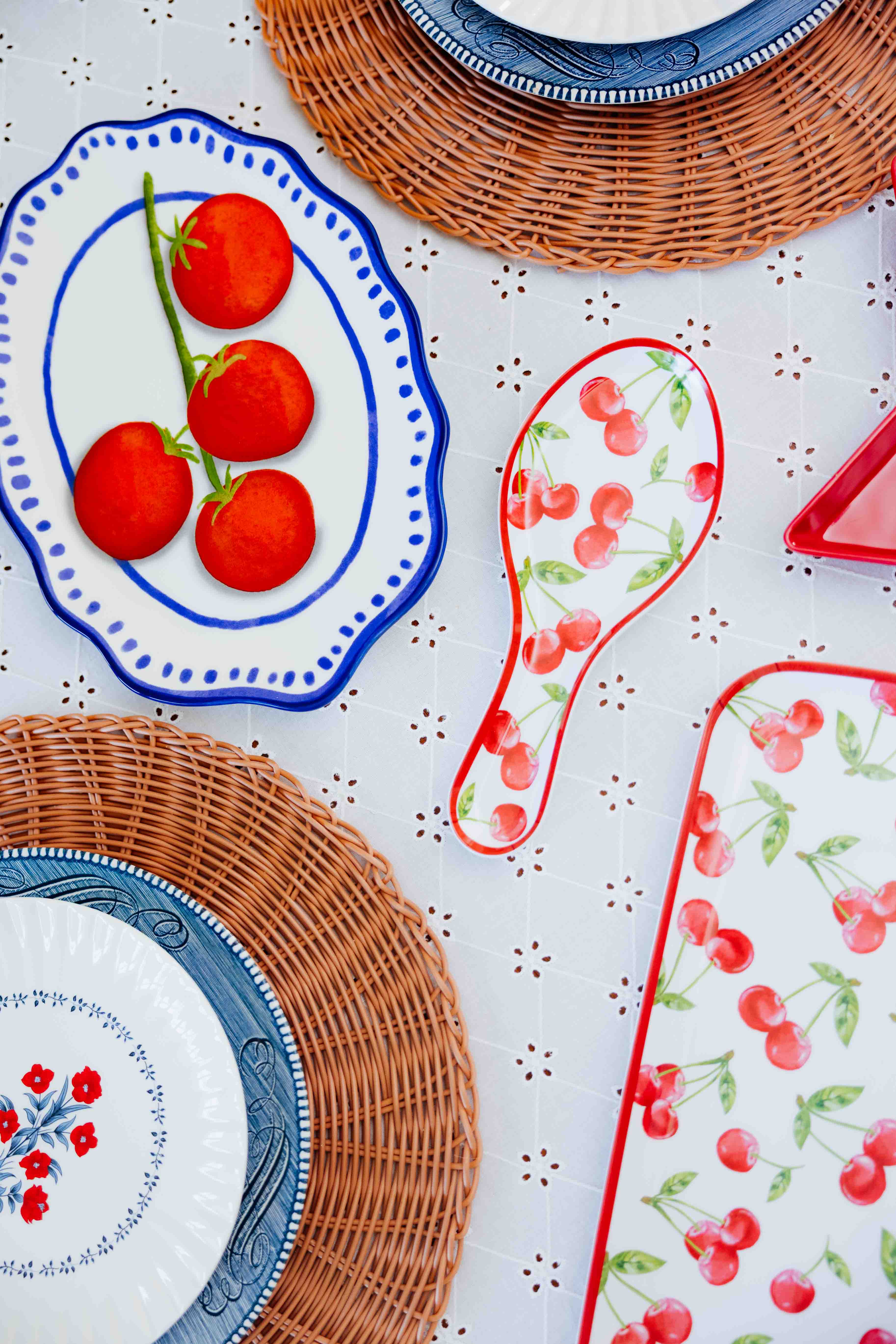 Cherry Melamine Spoon Rest