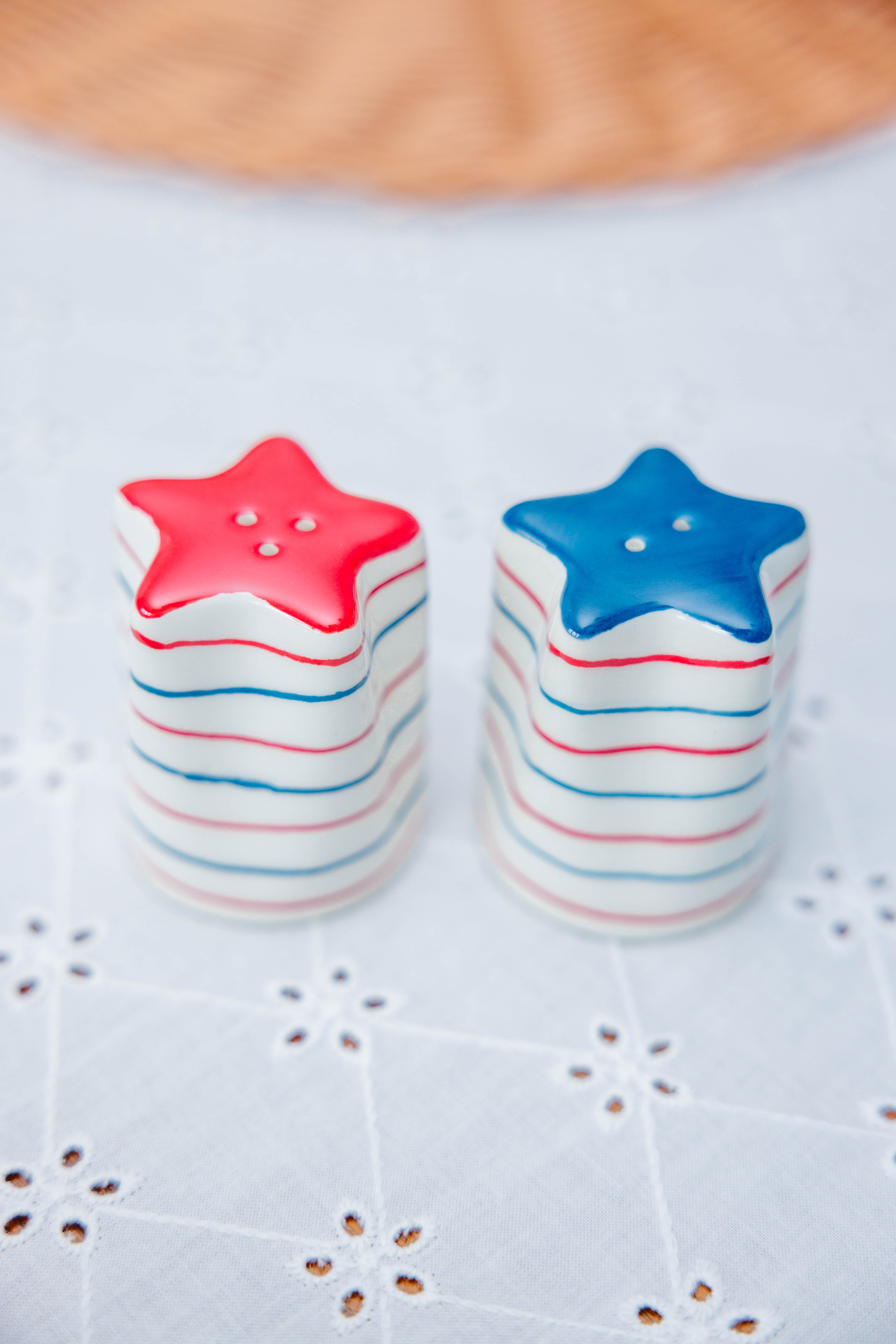 Star Spangled Salt & Pepper Shakers