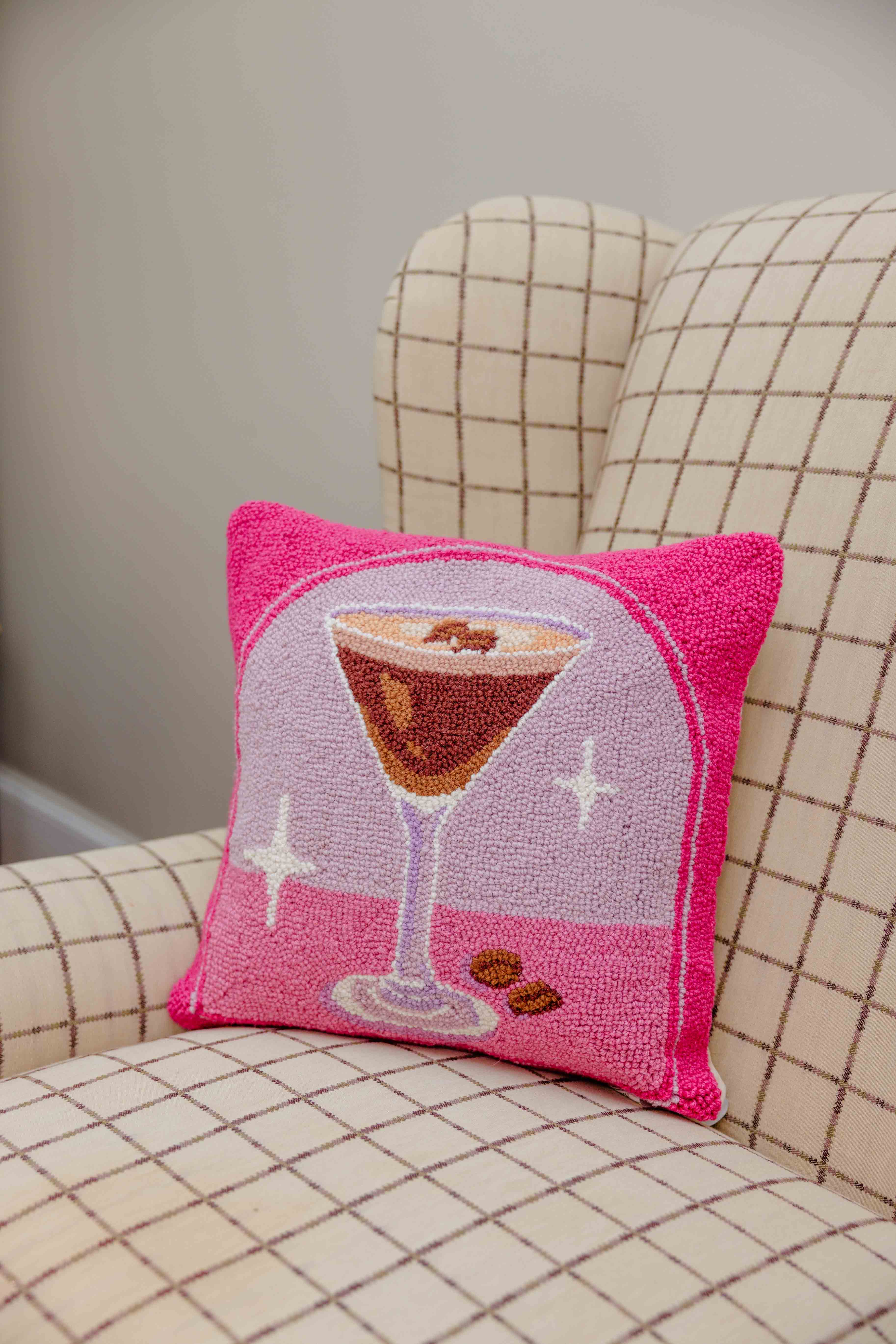 Espresso Martini Hook Pillow
