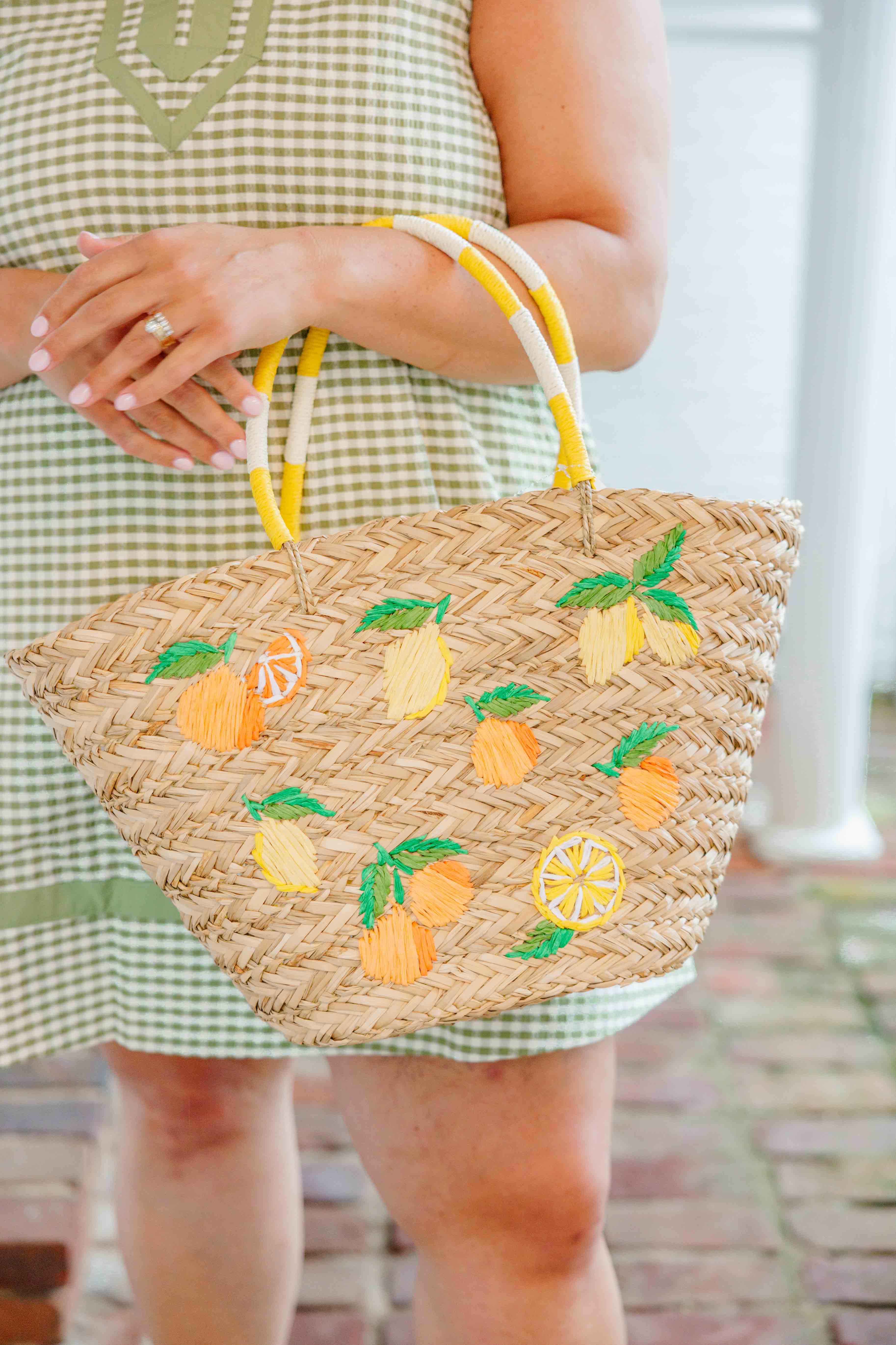 Citrus Grove Woven Tote