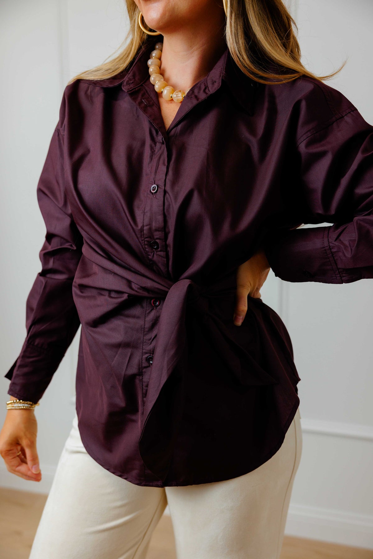 Tie Waist Blouse