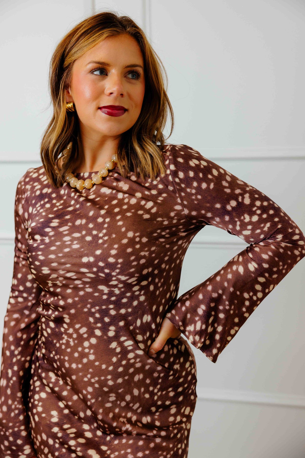 Georgia Fawn Maxi Dress