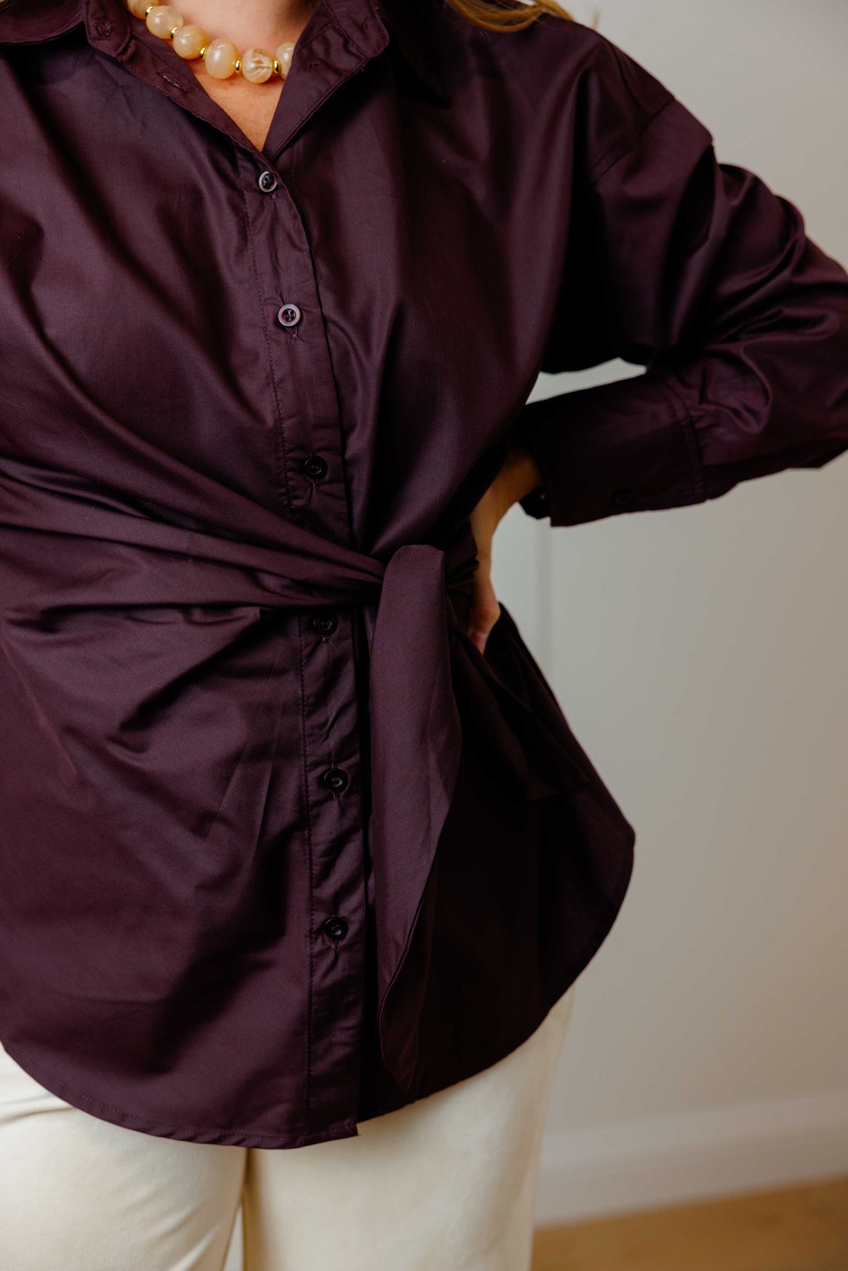 Tie Waist Blouse