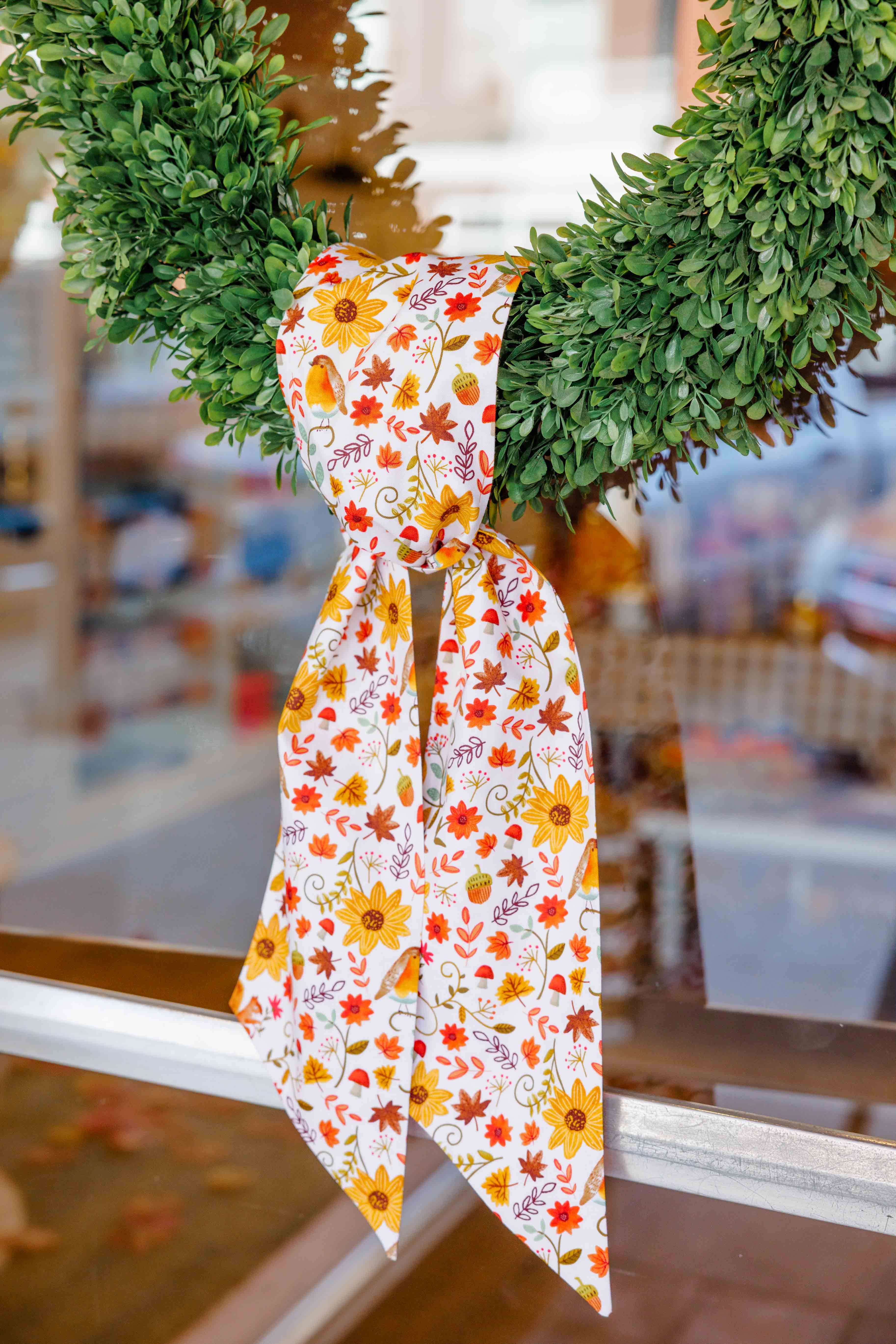 Fall Wreath Sashes
