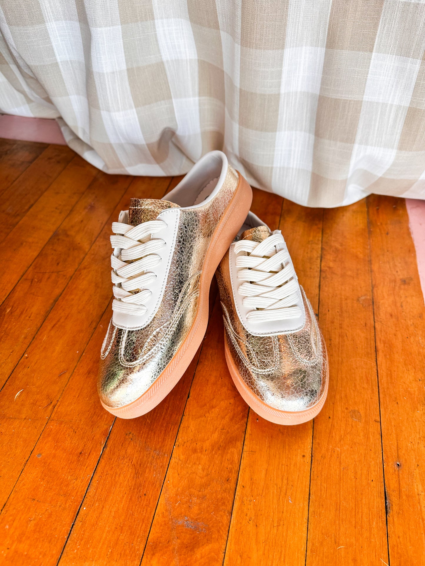 Gold Slip On Sneaker