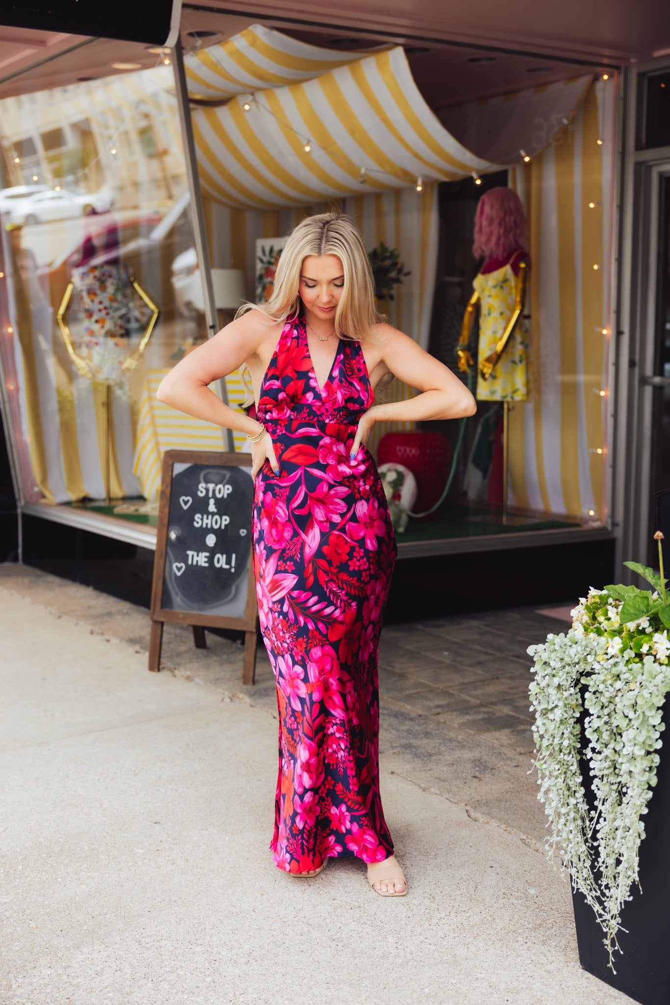 Navy Ruby Maxi Dress