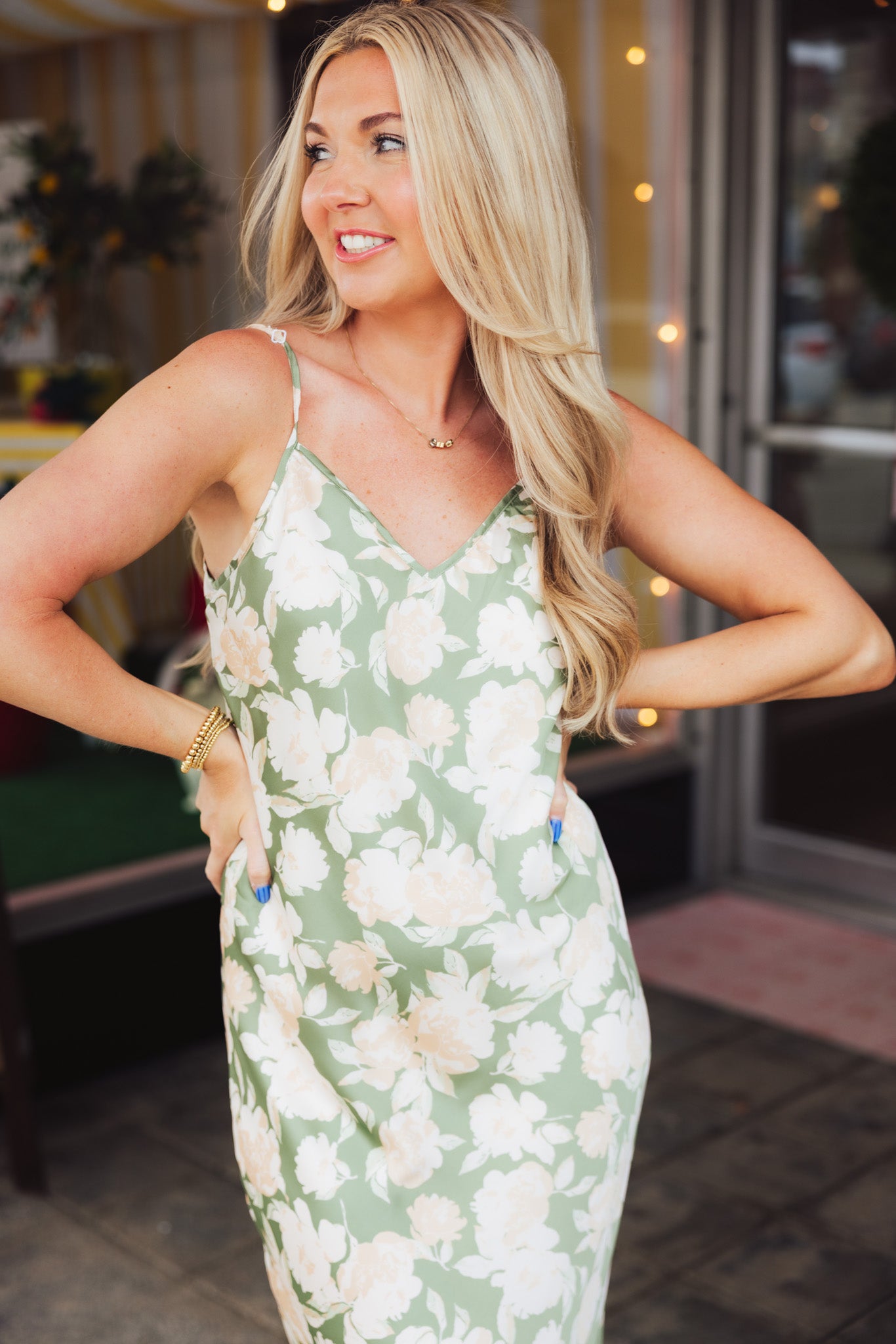 Sweetheart Floral Maxi Dress