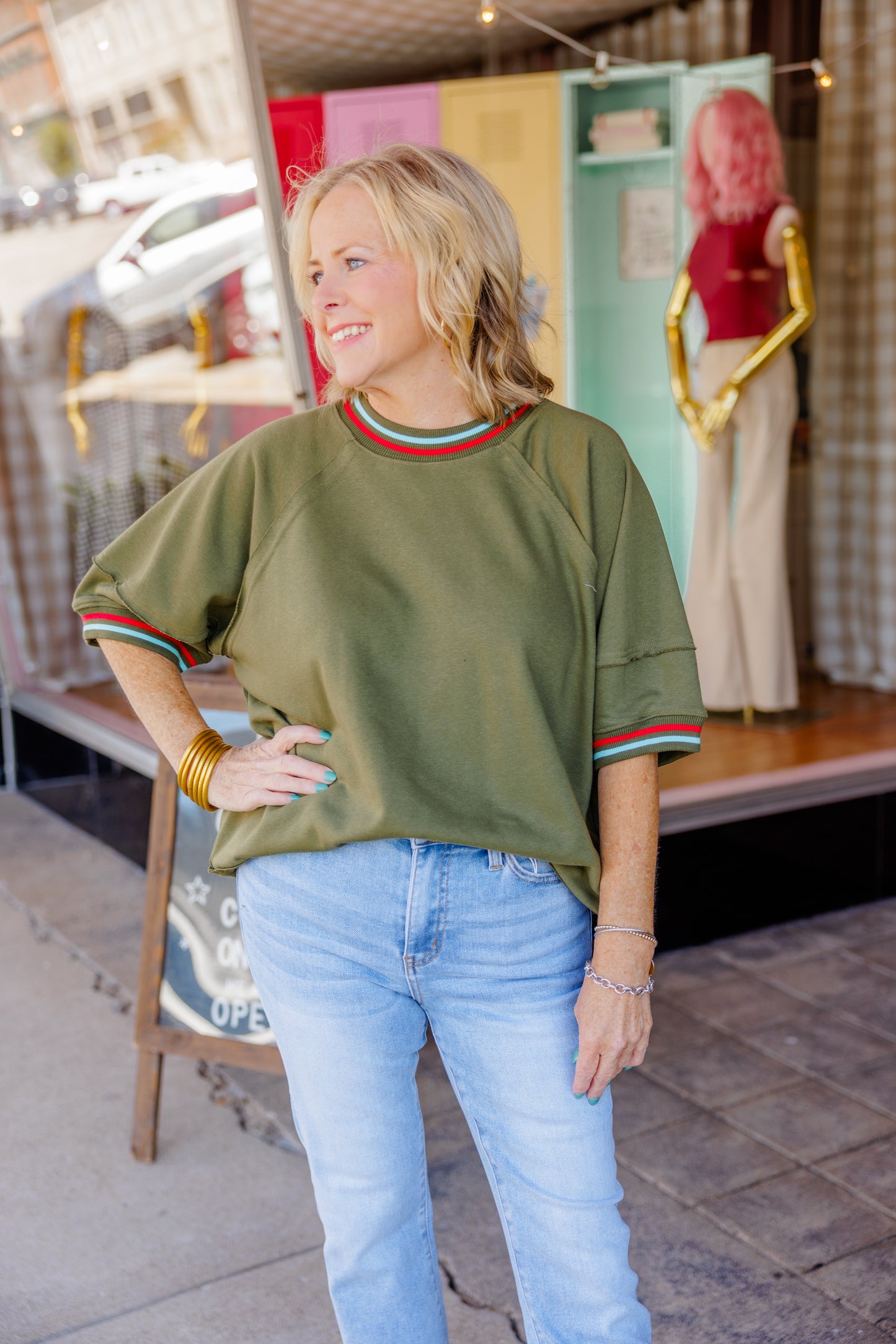 Raglan Knit Top