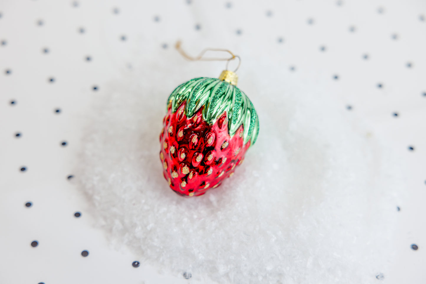 Vintage Strawberry Ornament