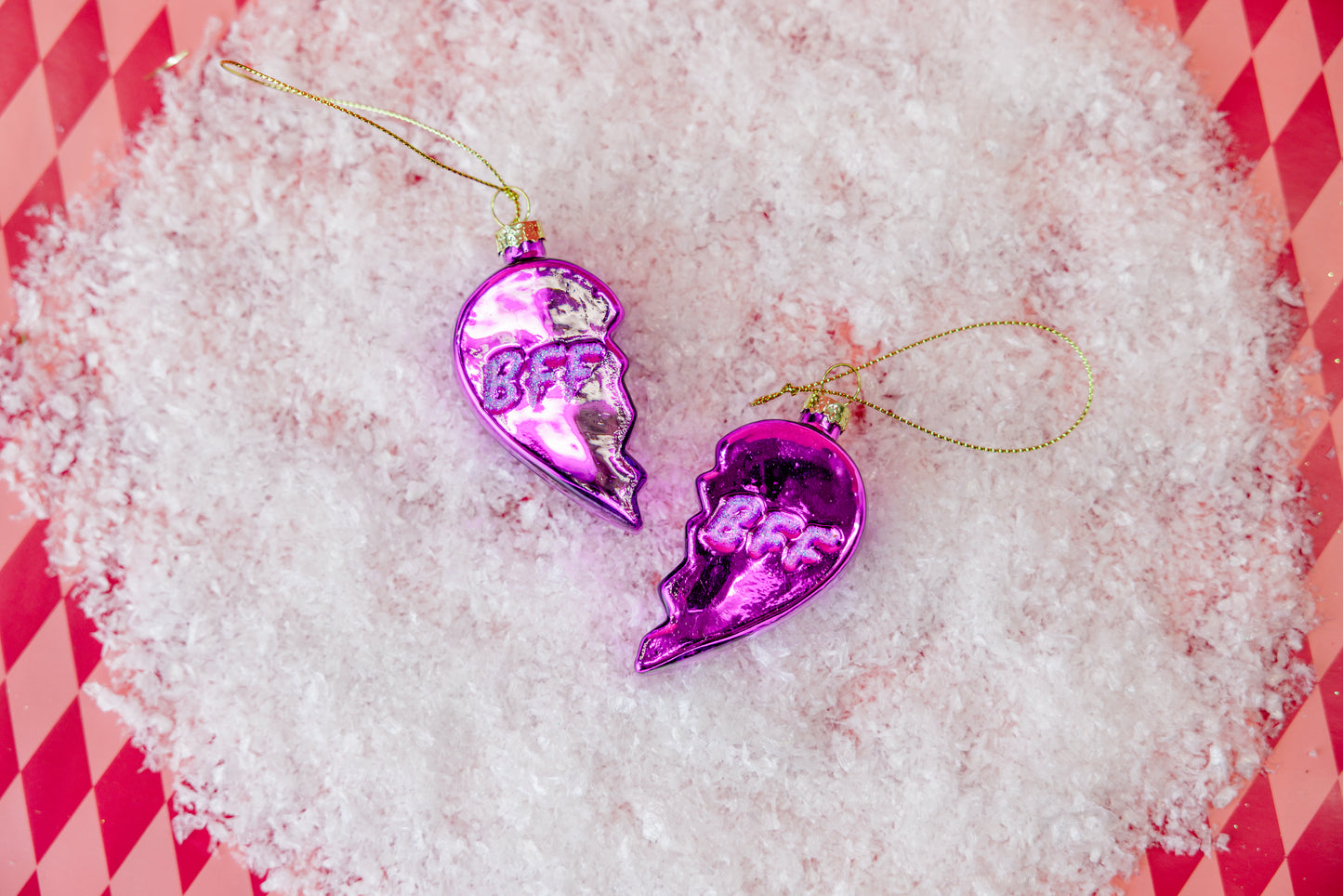 BFF Heart Set Ornament