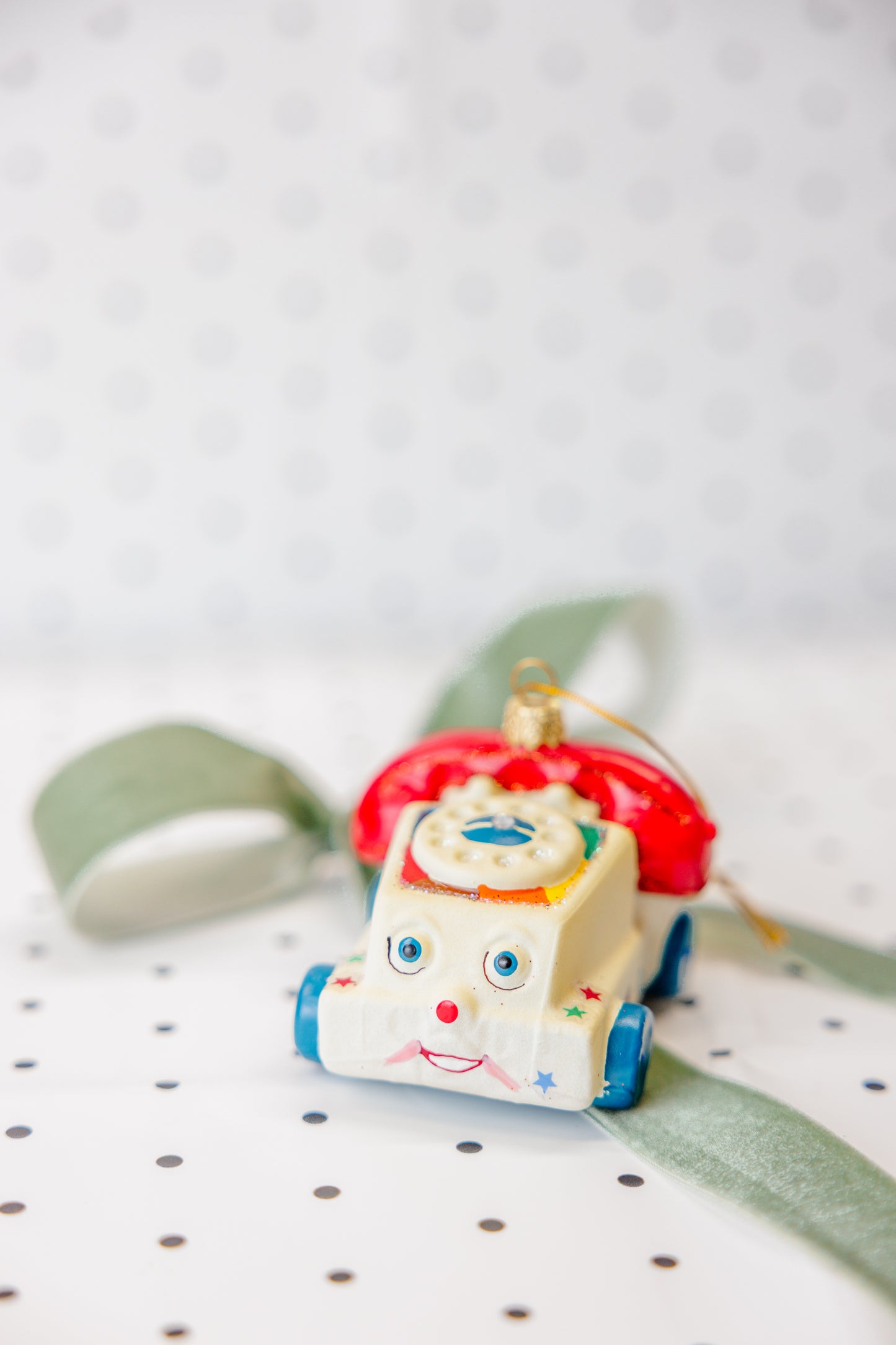 Vintage Toy Phone Ornament