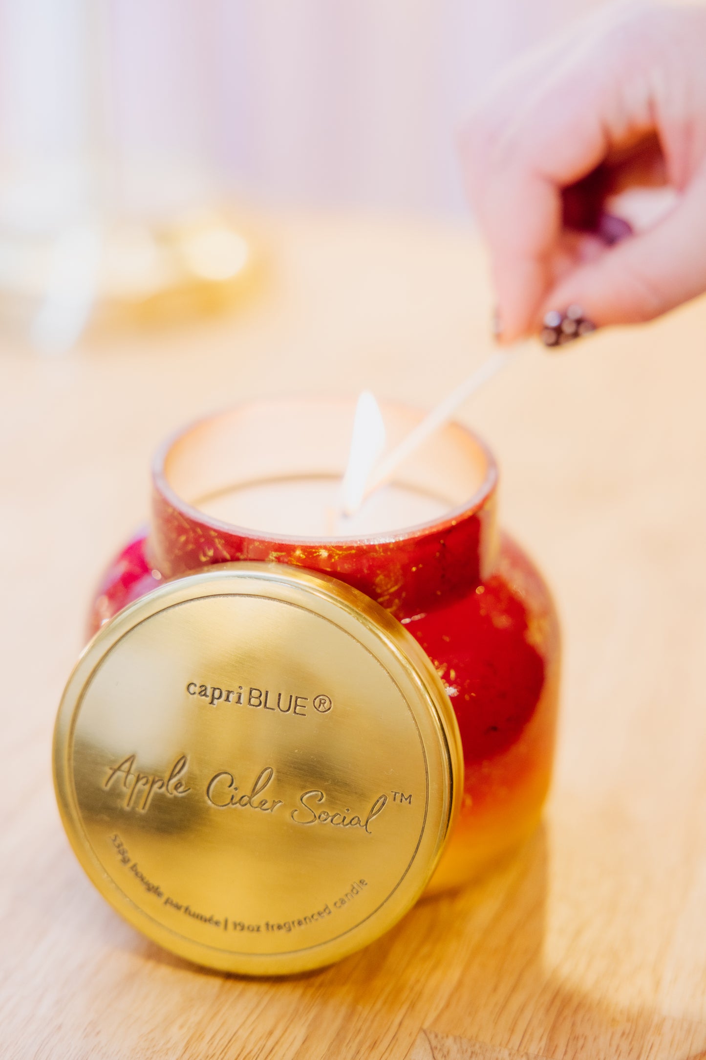 Apple Cider Social Glimmer Candle 19oz