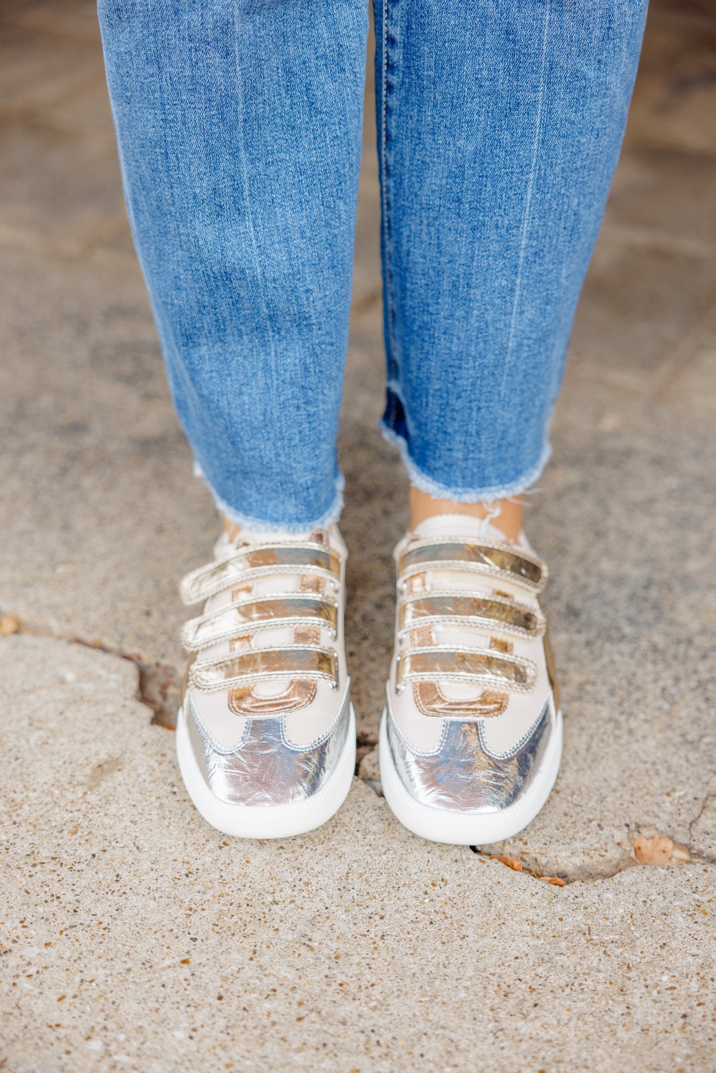 Lizzie Metallic Tennis Shoe