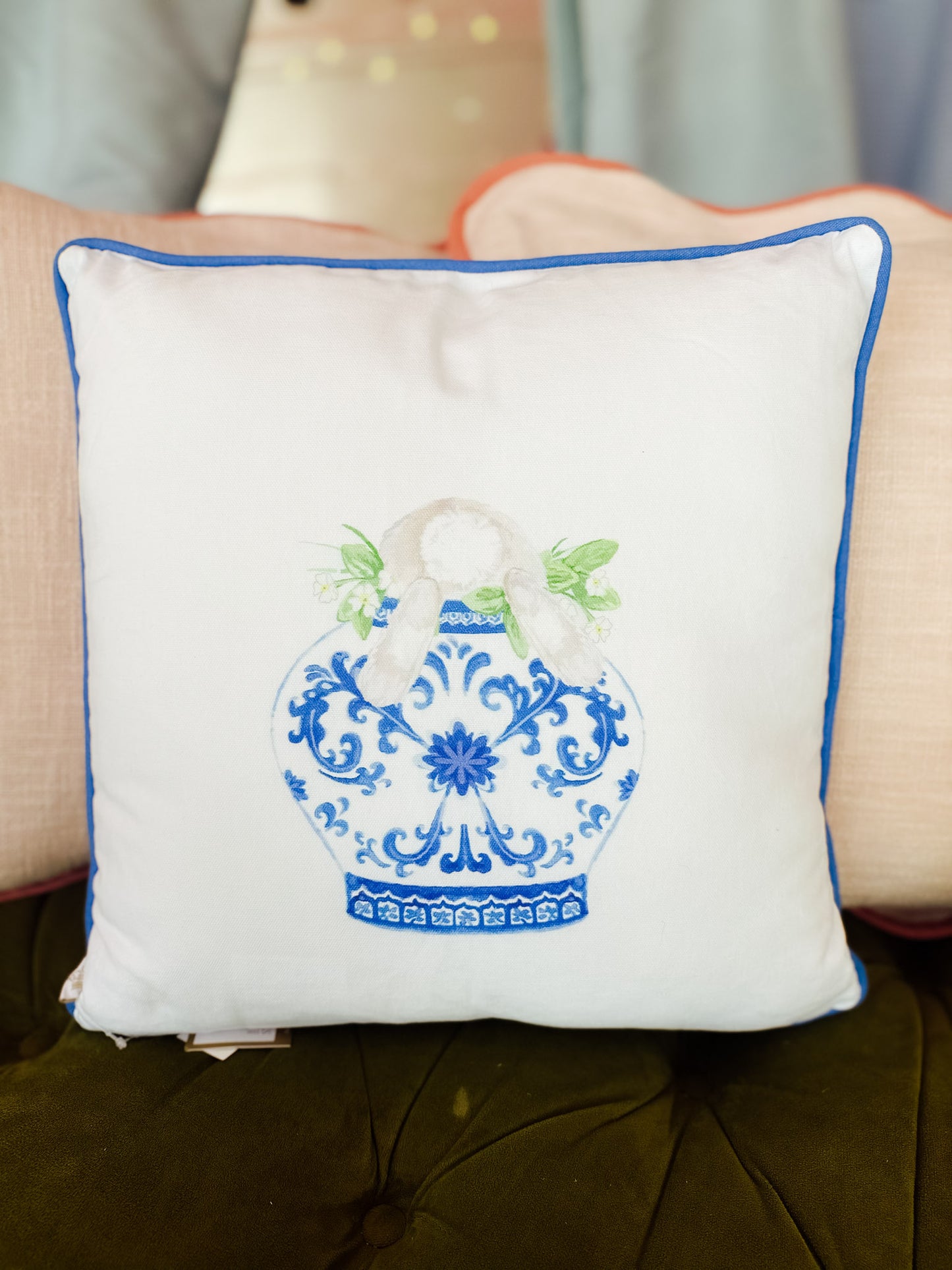 Winston Reversible Bunny Pillow